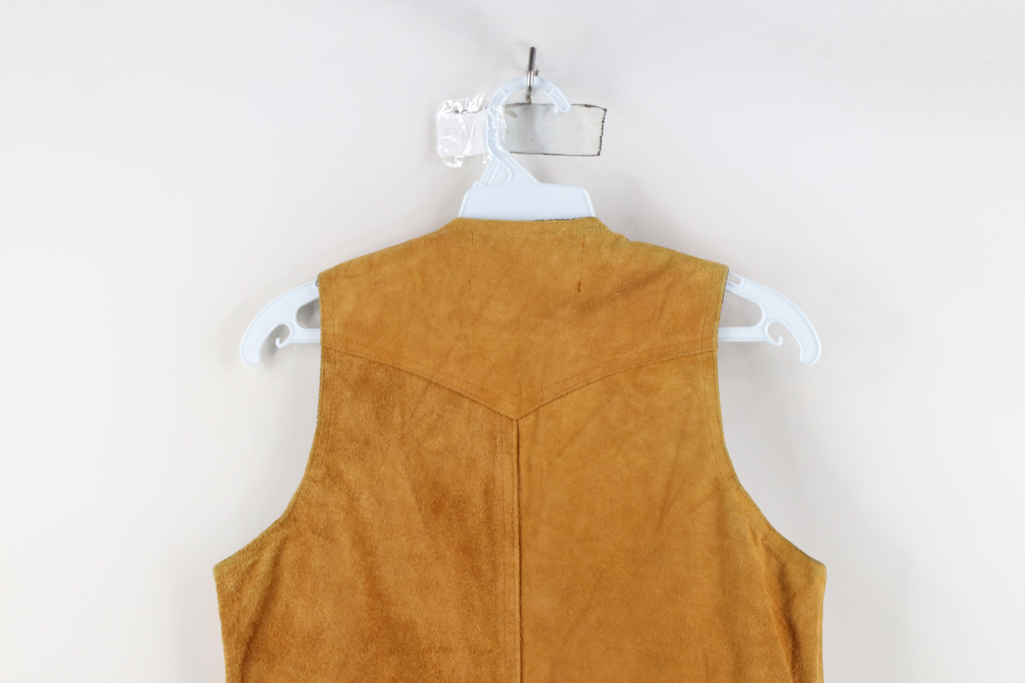 Playboy × Vintage Vintage 70s 80s Playboy Bunny Leather Vest Jacket Brown Size S / US 4 / IT 40 - 12 Thumbnail