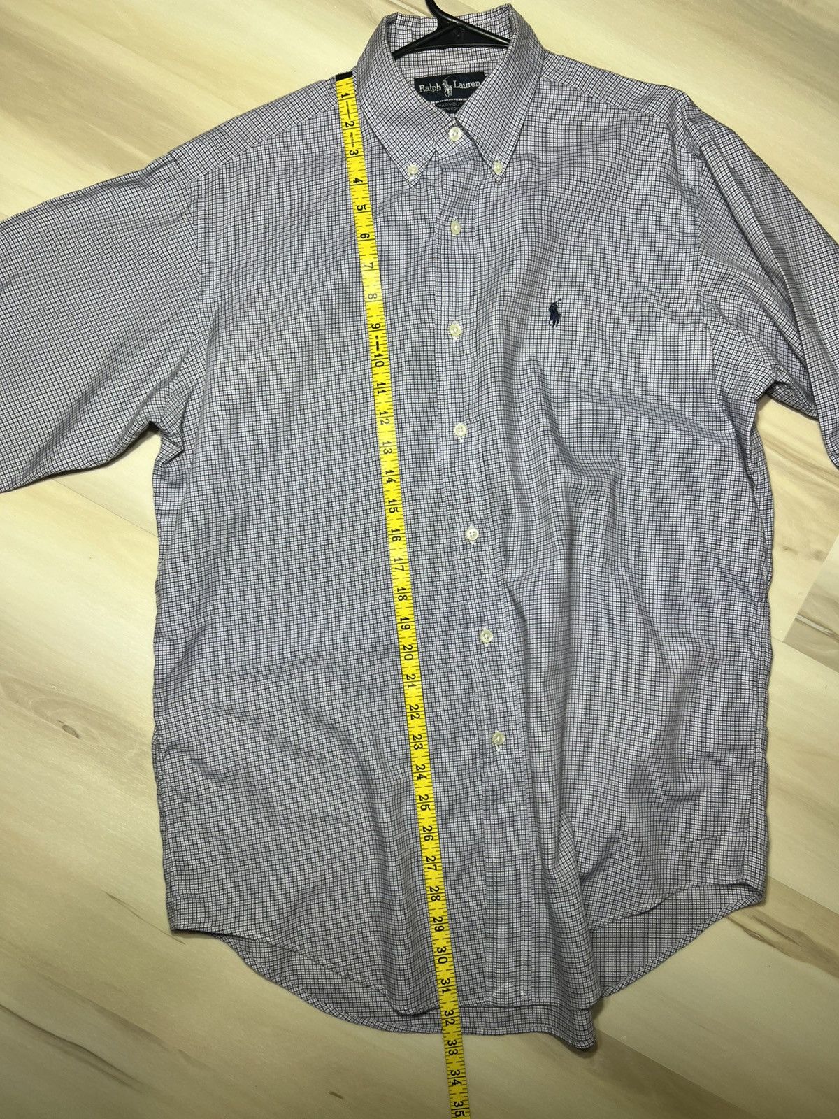 Polo Ralph Lauren × Ralph Lauren × Vintage Ralph Lauren Micro Check Shirt Mens Size 15.5 34-35 Yarmouth Size US M / EU 48-50 / 2 - 6 Thumbnail