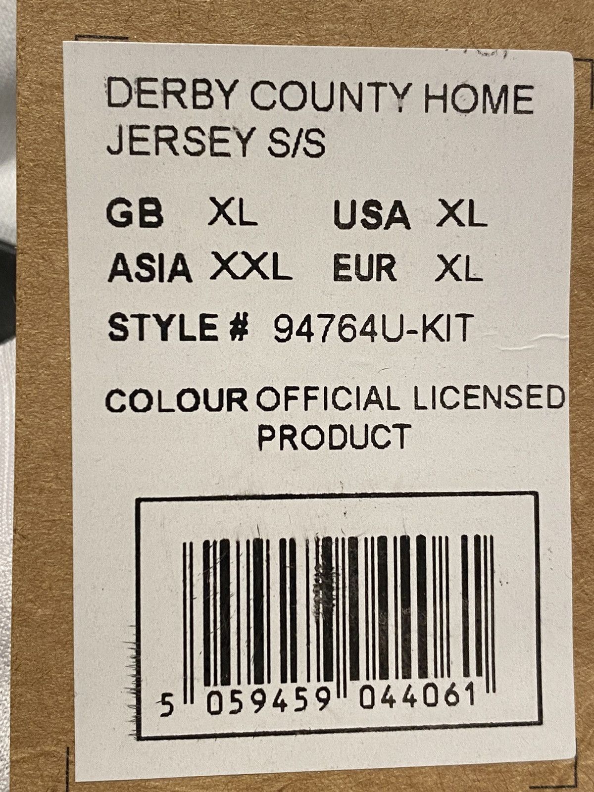 Umbro Umbro Derby County 2021/22 EFL SkyBet Championship Season Size US XL / EU 56 / 4 - 6 Thumbnail
