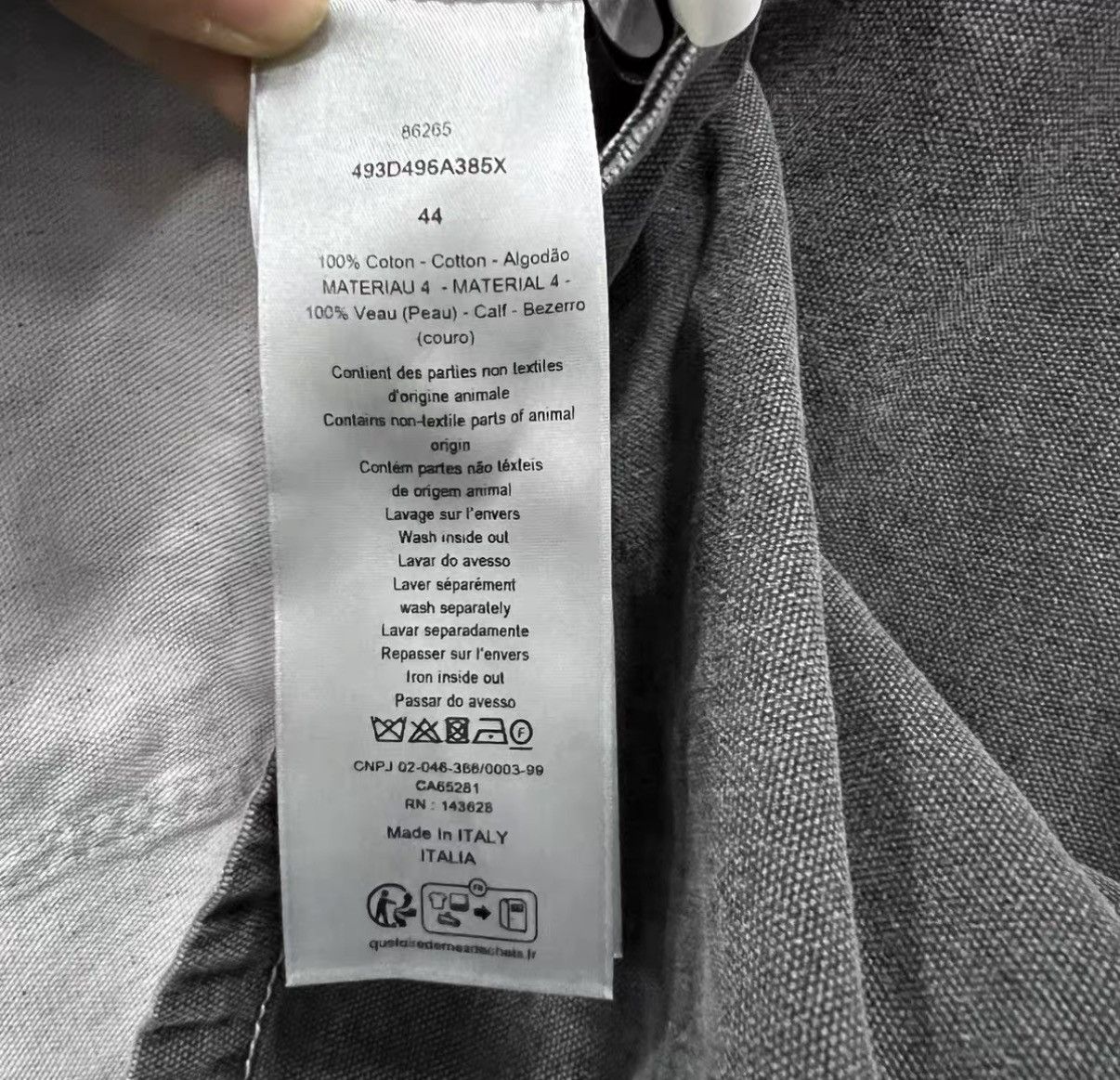 Dior Dior × Stone Island Pocket Collared Long Sleeve Jacket J41 Size US S / EU 44-46 / 1 - 3 Thumbnail
