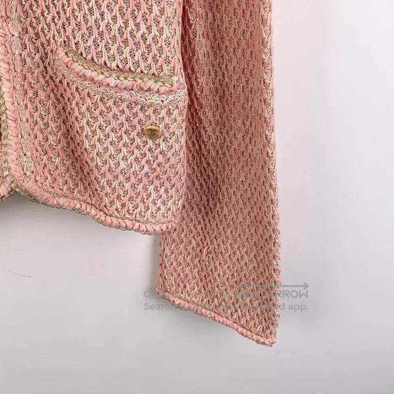 Chanel Pink Silk Cardigan for Women .