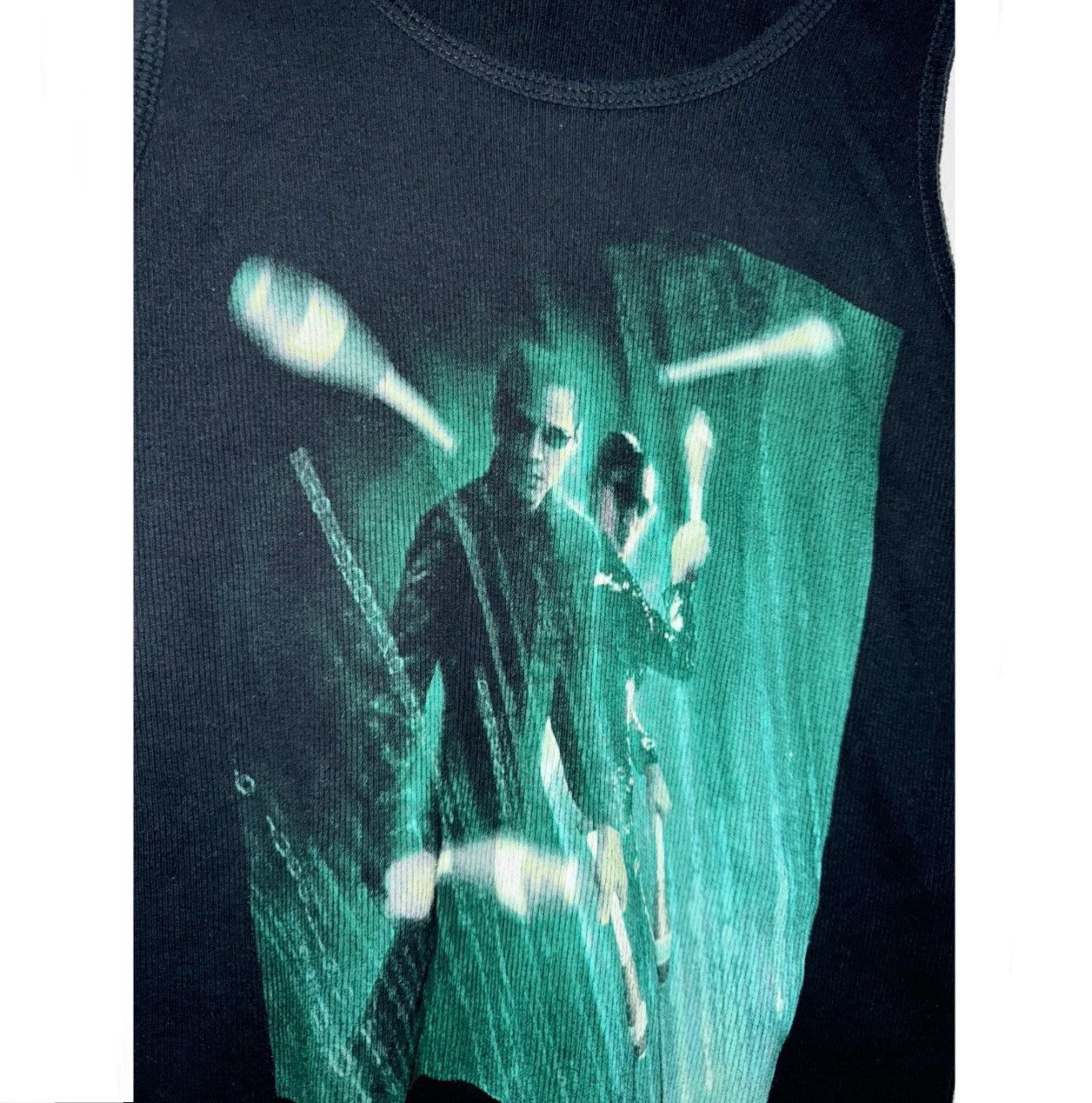 Other × Vintage Women’s Black Tank Screen Printed Matrix Size Small Shirt Size S / US 4 / IT 40 - 3 Thumbnail