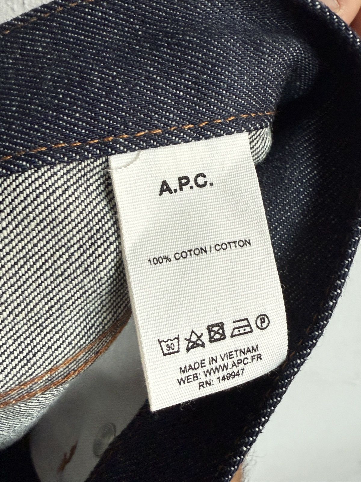A.P.C. APC Jean New Standard Raw Denim Size US 30 / EU 46 - 4 Thumbnail