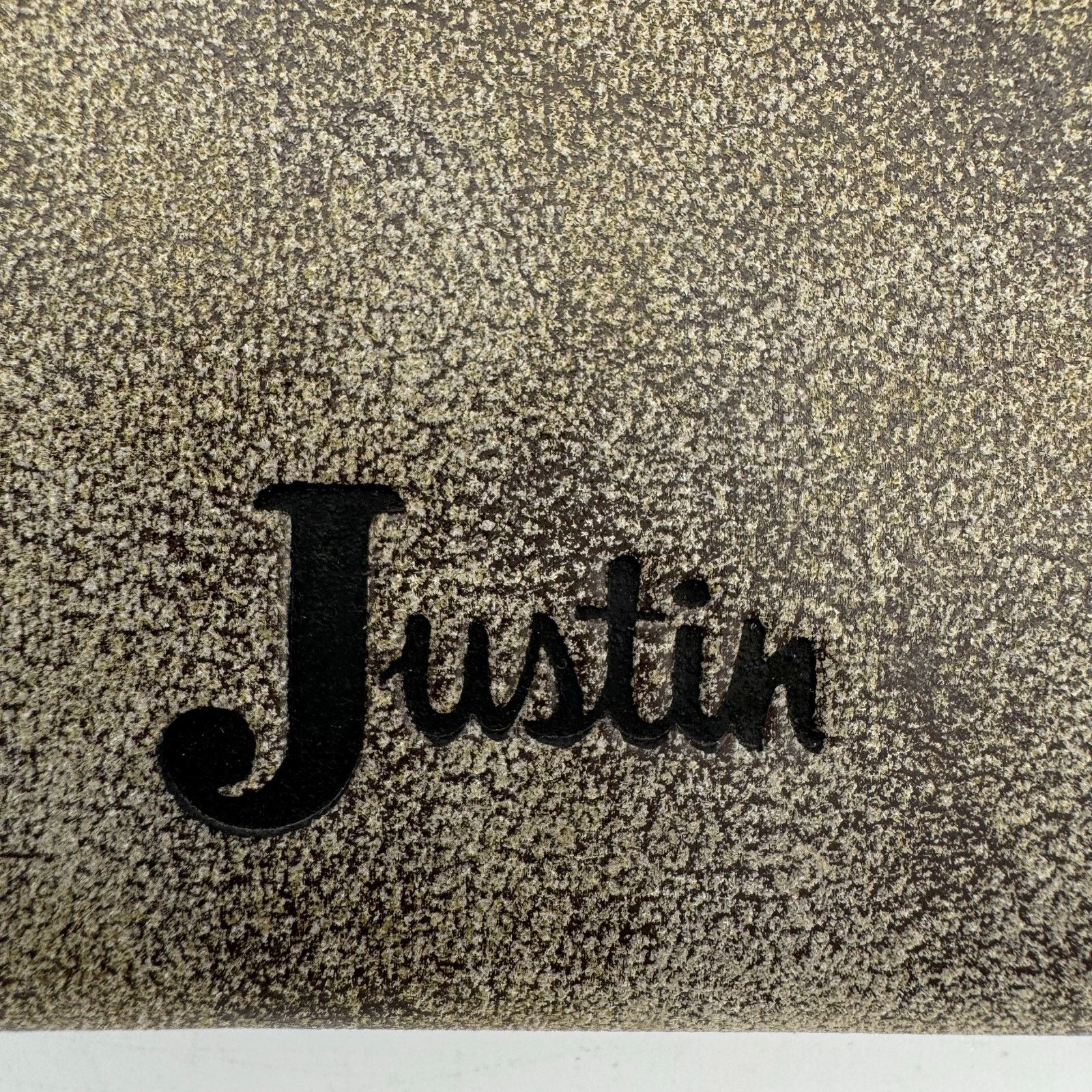 Justin Justin RFID Western Wallet Brown Tan Diamond Stitch Bifold Size ONE SIZE - 4 Thumbnail