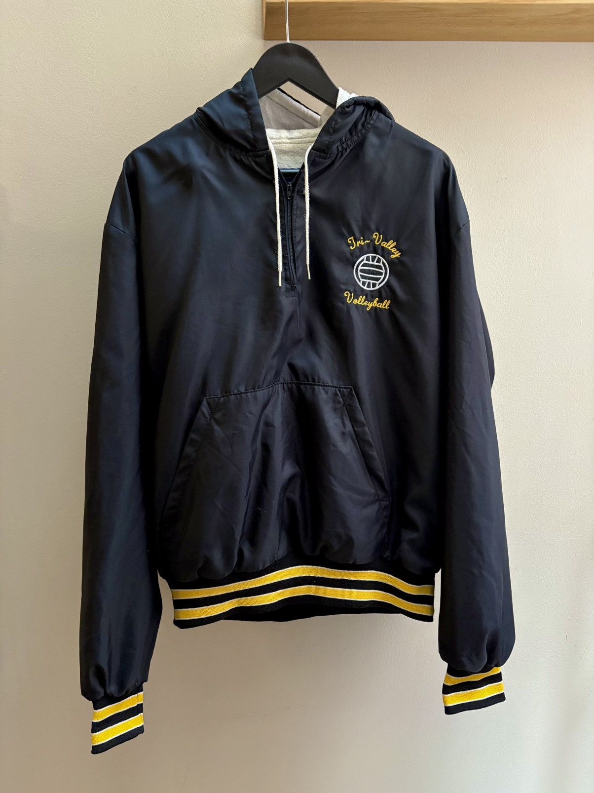 Holloway Tri Valley Volleyball VTG 90s Holloway hooded windbreaker Size US XL / EU 56 / 4 - 1 Thumbnail