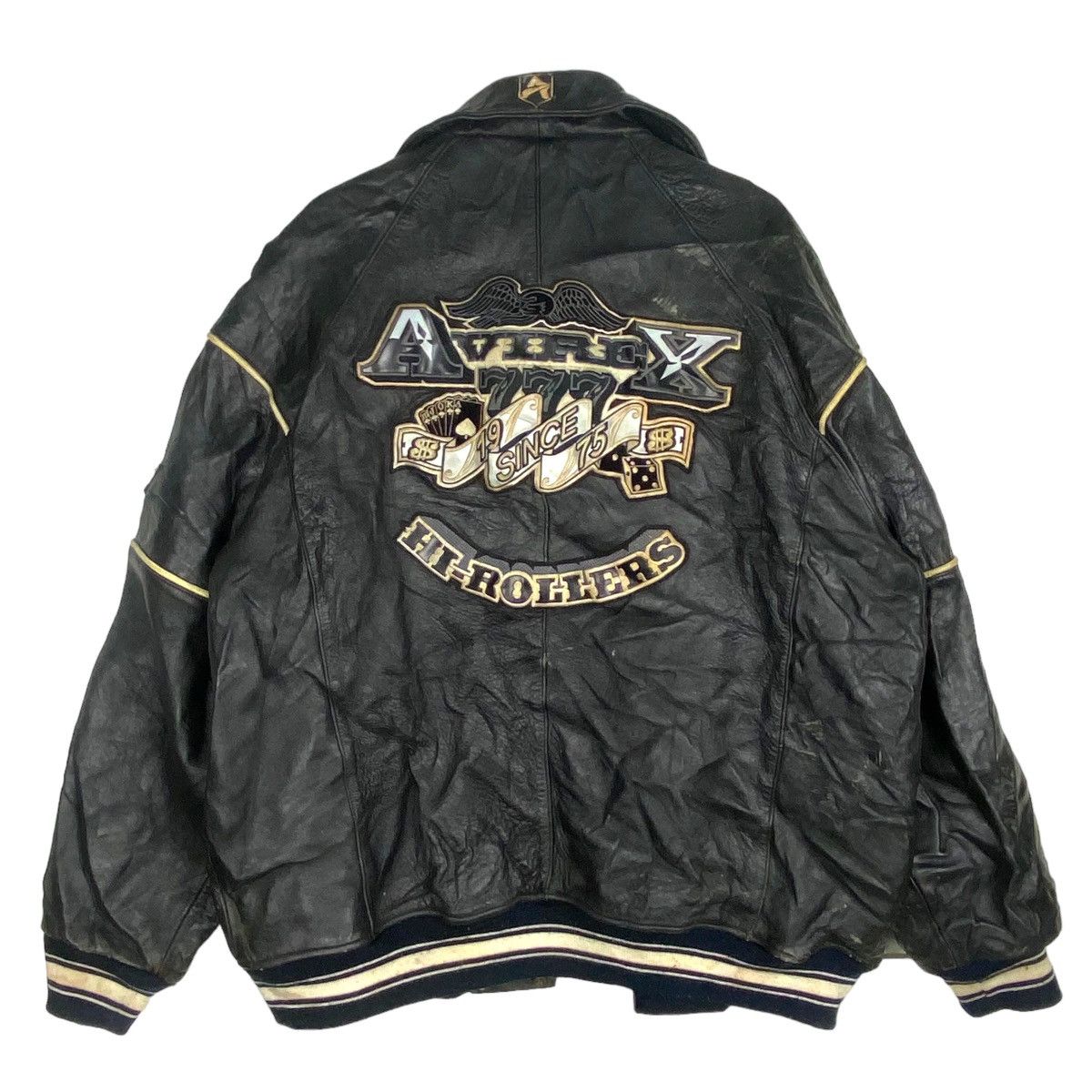 Avirex 💥 VINTAGE AVIREX VARSITY ALLSTAR HI-ROLLER VARSITY JACKET Size US XXL / EU 58 / 5 - 10 Thumbnail