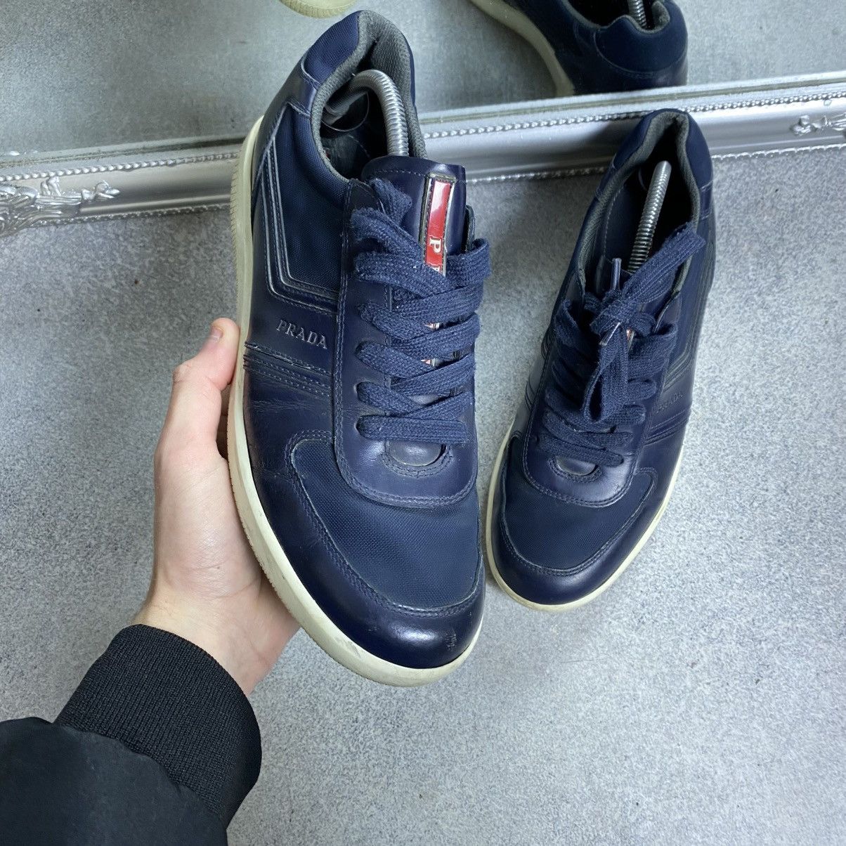Prada Prada shoes sneakers y2k archive retro vintage Size US 7 / EU 40 - 2 Thumbnail