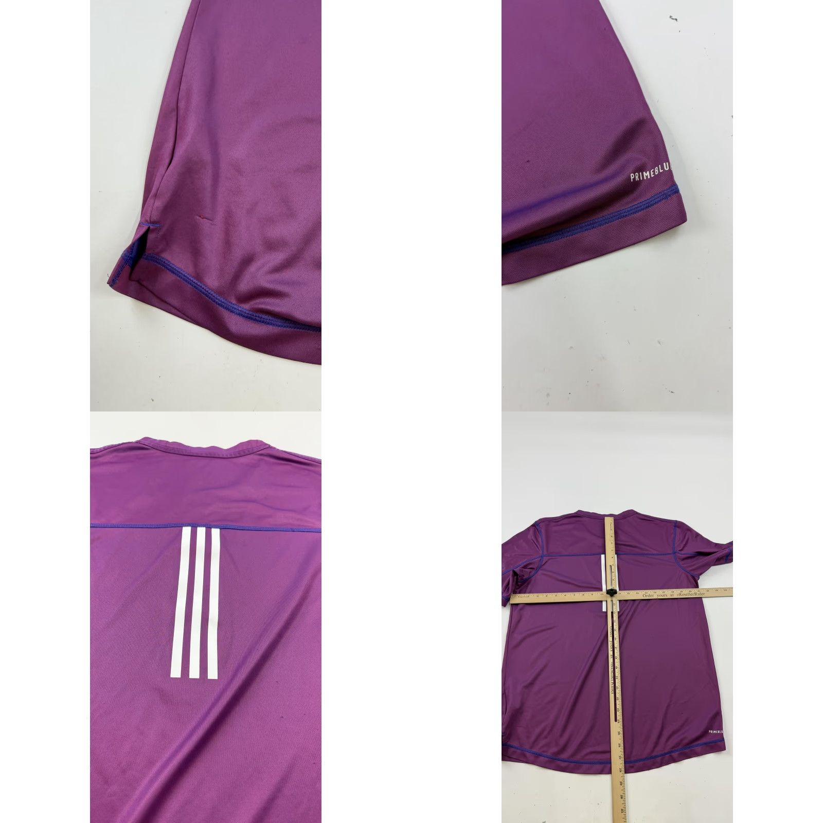 Adidas Adidas Shirt Mens Large Purple Primeblue Aeroready Athletic Running Tee Size US L / EU 52-54 / 3 - 8 Thumbnail