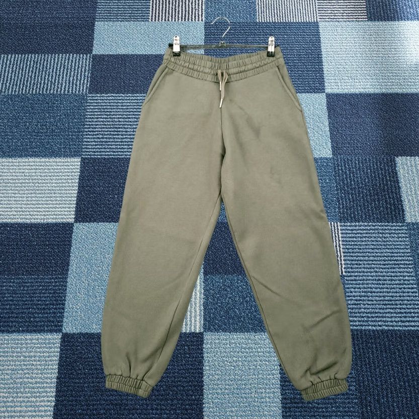 Zara Zara Jogger Pants Women S Small Green High Rise Sweatpants Drawstring Size 28" / US 6 / IT 42 - 1 Thumbnail