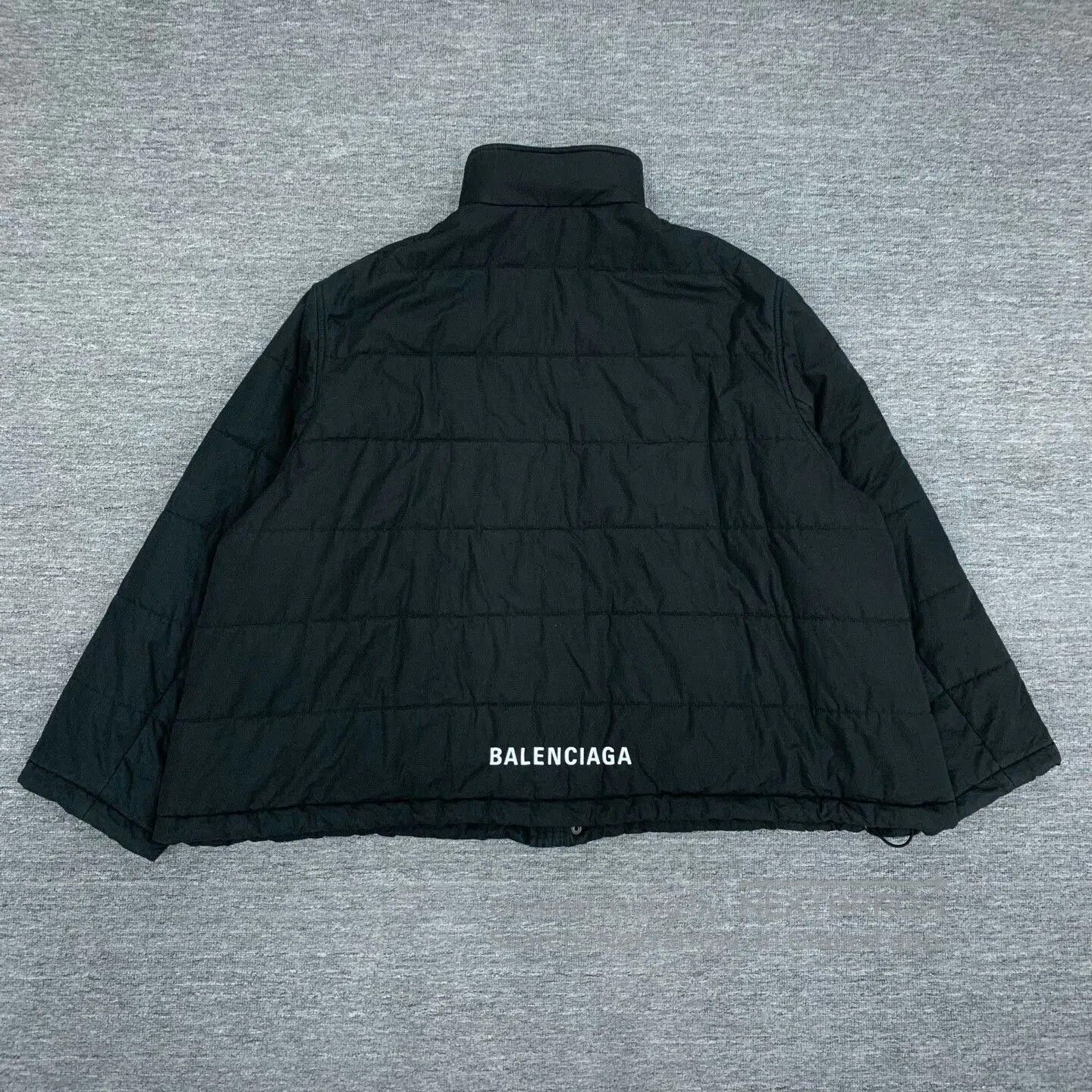Balenciaga balenciaga black logo cotton jacket size 3. Size US M / EU 48-50 / 2 - 2 Thumbnail