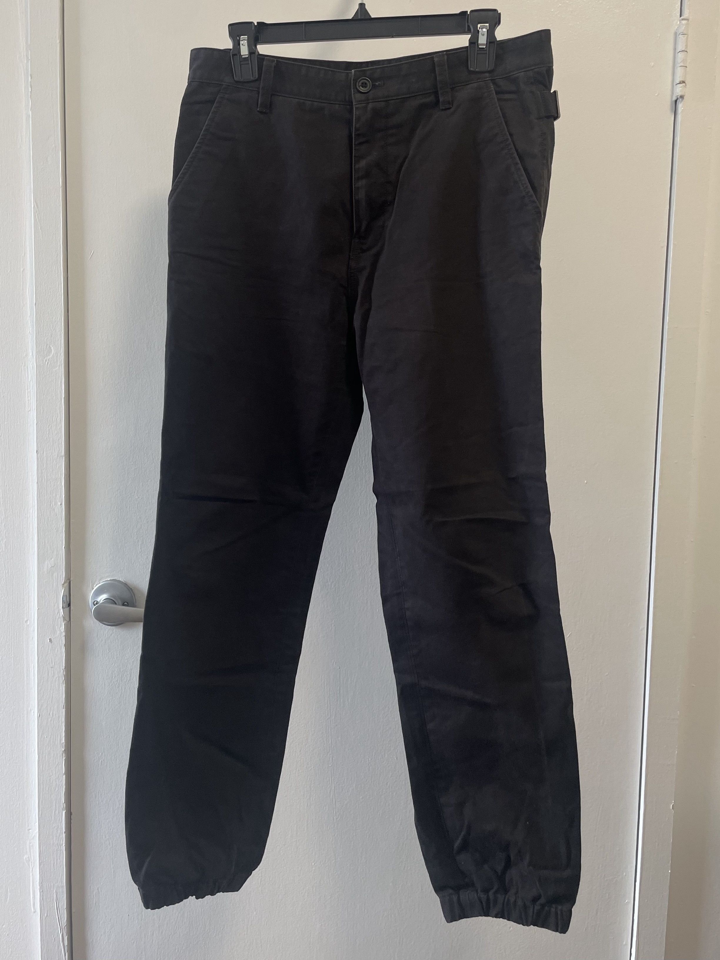 Helmut Lang Helmut Lang Men's Vintage Jogger Style Black Pants Size US 31 - 1 Thumbnail