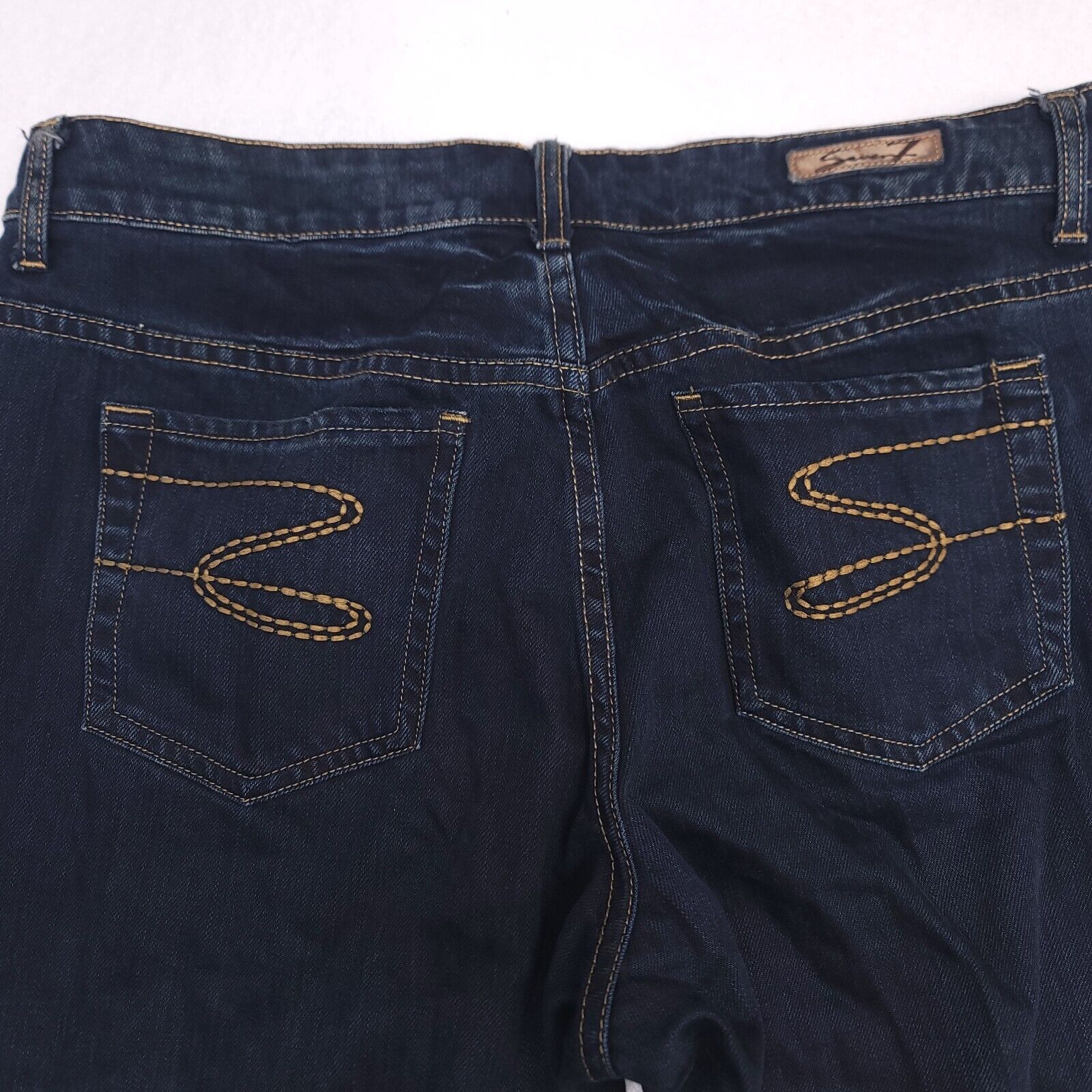 Seven 7 Seven7 Casual Button Zip Denim Jeans Womens Size 16 Blue Size 38" / US 16 / IT 52 - 11 Thumbnail