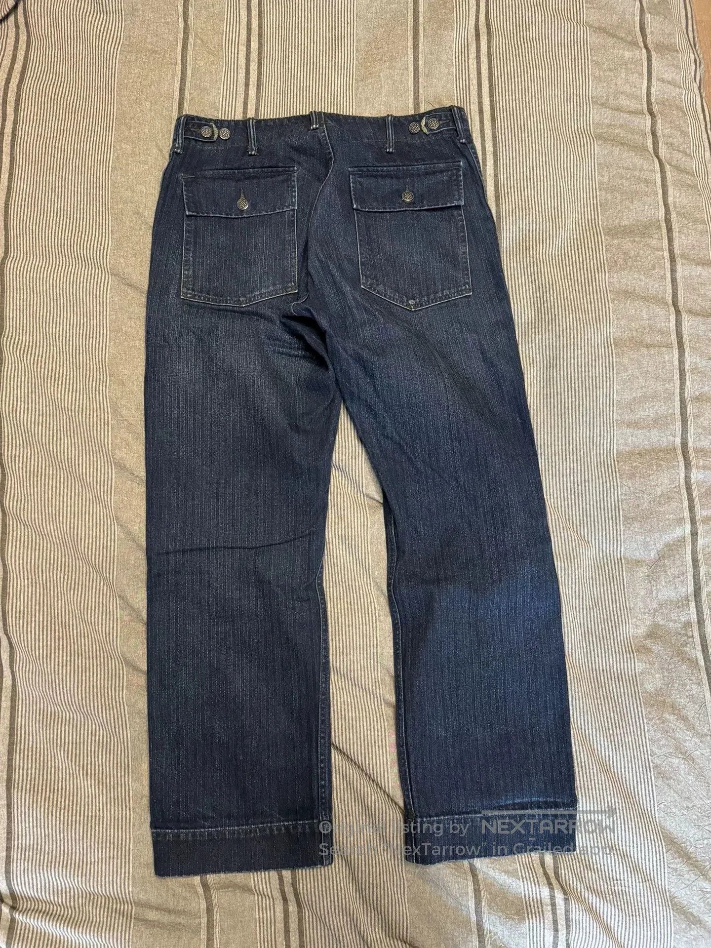 RRL Ralph Lauren vintage blue-dyed work pants from RRL. Size US 32 / EU 48 - 6 Thumbnail