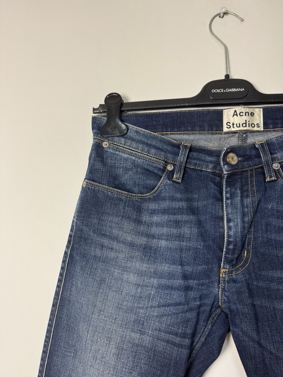 Acne Studios Acne Studios Max Prince Mid Wash Jeans Luxury Designer Size US 30 / EU 46 - 6 Thumbnail