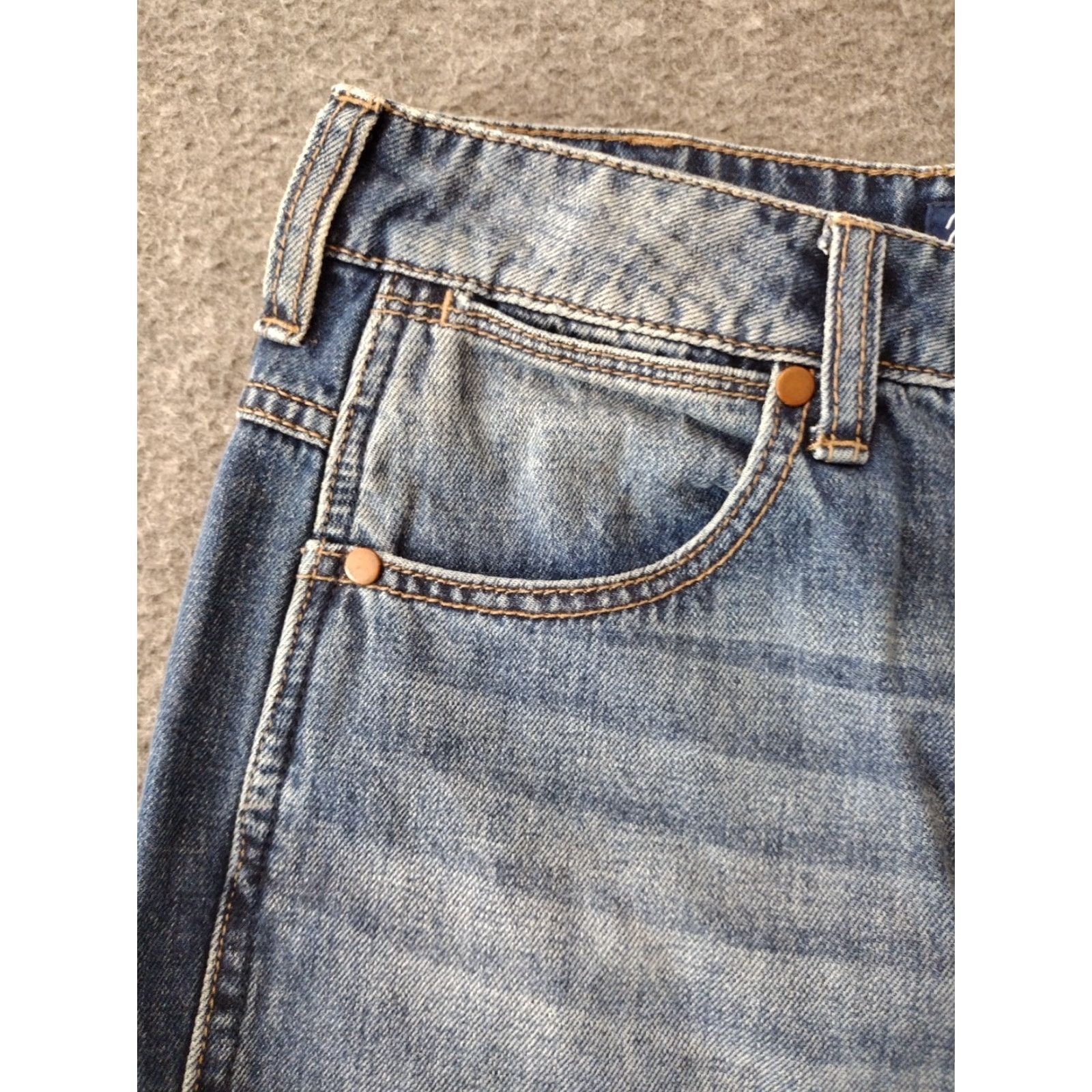 Wrangler Wrangler Jeans 28x38 Denim Distressed High Rise Tapered Leg 5-Pocket Womens Cowboy Style MLeans 80s-90s? Size 28" / US 6 / IT 42 - 7 Thumbnail
