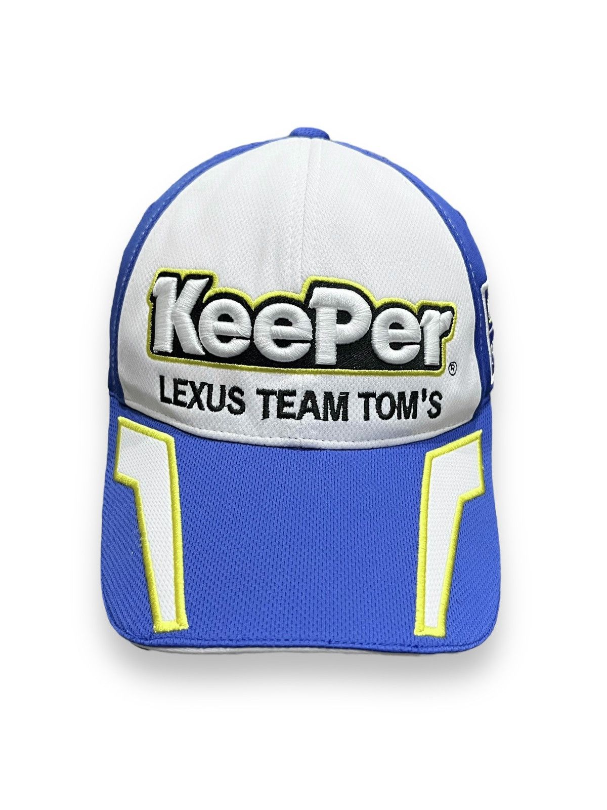 image of Keep x Racing 90’S Lexus Team Toyota Motorsports Tom’S Polyester Hat in Blue/White, Men's