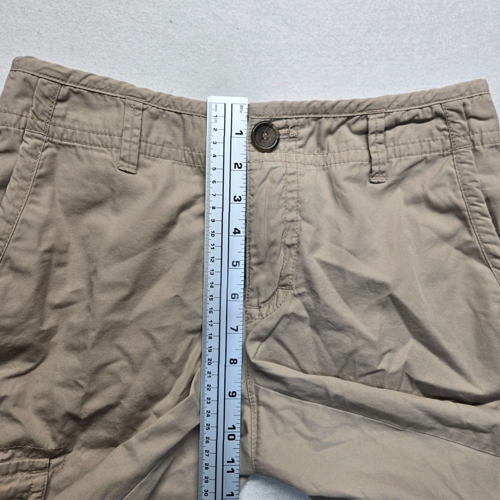 Liz Claiborne Liz Claiborne Cargo Shorts Women's Size 4 Brown Solid Activewear Casual Travel Size 27" / US 4 / IT 40 - 7 Thumbnail