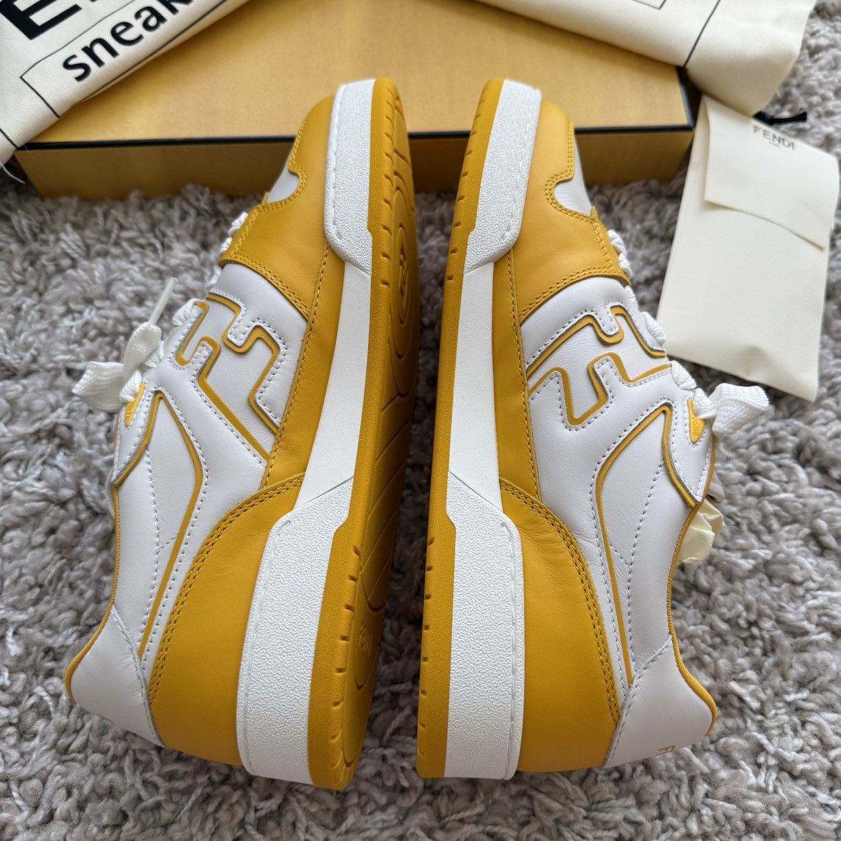Fendi Fendi Roma sneakers size 42 US9 leather yellow mustard Size US 9 / EU 42 - 8 Thumbnail
