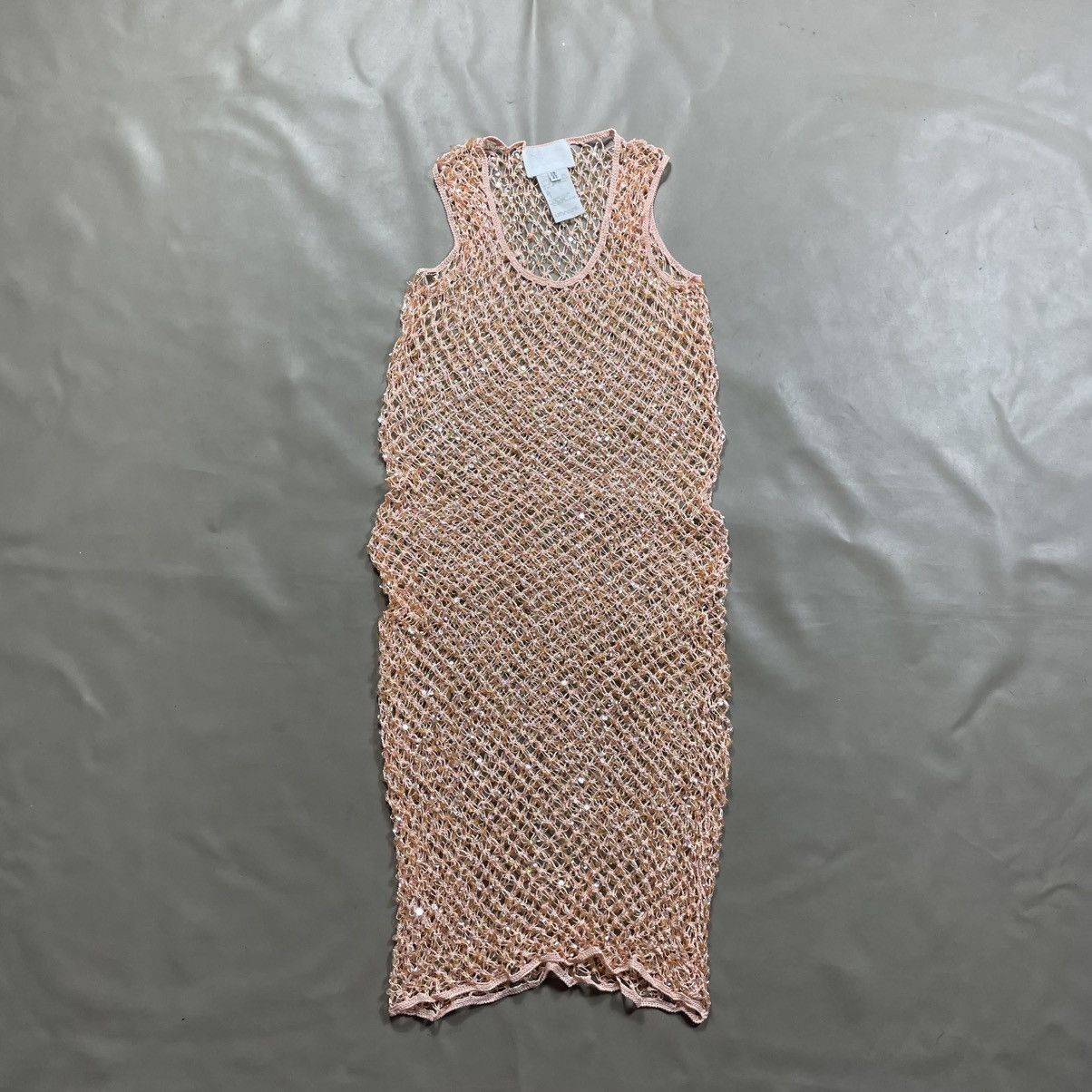 Designer × Dolce & Gabbana DOLCE & GABANNA PINK SEQUINS SLEEVELESS DRESS Size M / US 6-8 / IT 42-44 - 3 Thumbnail