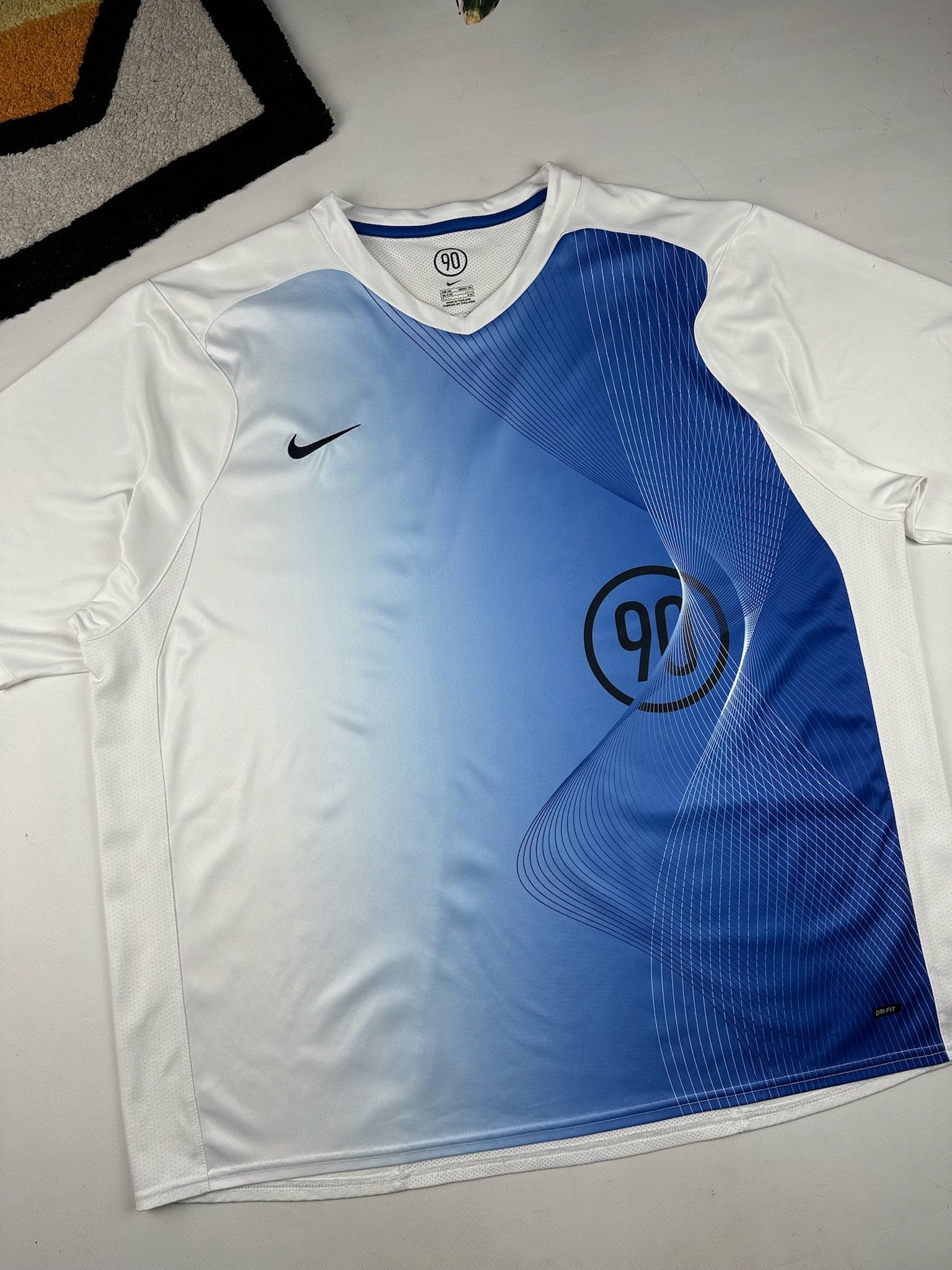 Nike Nike Total 90 T90 Vintage Jersey T-Shirt Streetwear Y2K Size US XXL / EU 58 / 5 - 6 Thumbnail