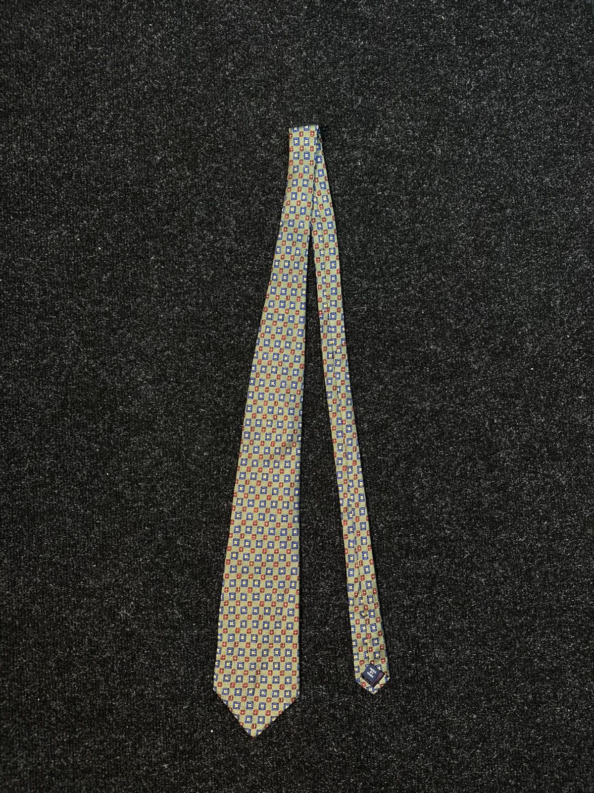 Polo Ralph Lauren Polo Ralph Lauren Geometric Silk Tie USA Vintage Size ONE SIZE - 7 Thumbnail