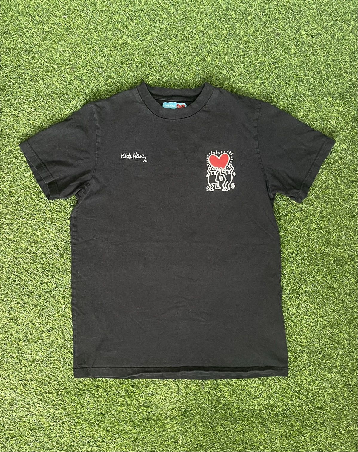 Keith Haring × Vintage KEITH HARING x SHOE PALACE NY TSHIRT Size US S / EU 44-46 / 1 - 1 Thumbnail