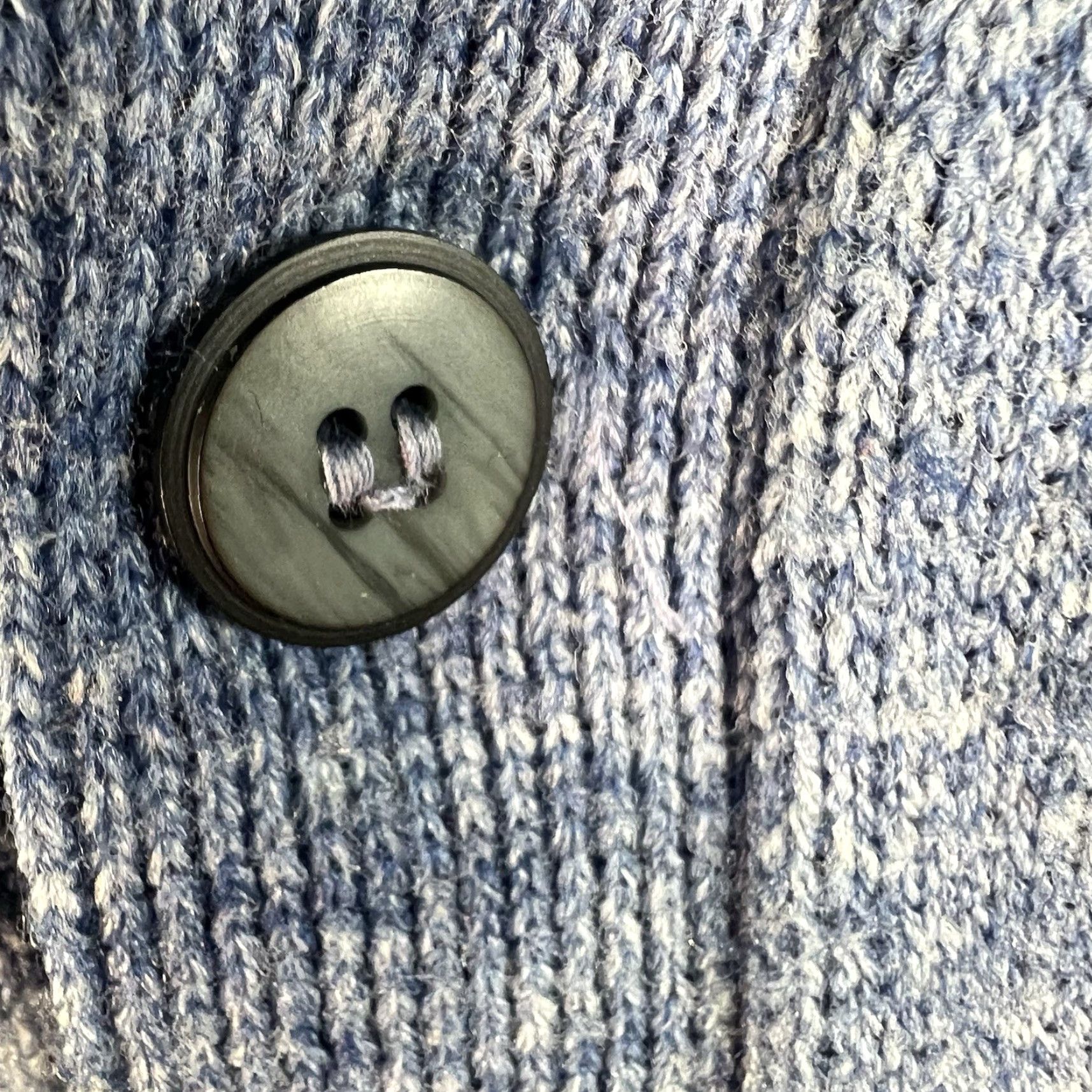 Vintage VINTAGE Cadet Store Cardigan Knit Sweater Men’s Size M/L Blue Wool Blend Cardigan 90s Classic Preppy Mens Size US L / EU 52-54 / 3 - 3 Thumbnail