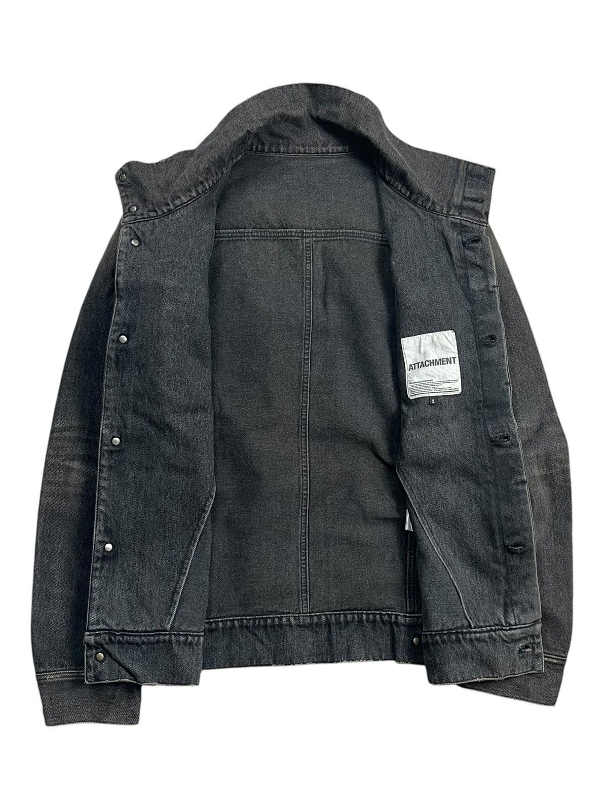If Six Was Nine 20000s Attachment - Riri Zips Biker Denim Jacket Size US M / EU 48-50 / 2 - 3 Thumbnail