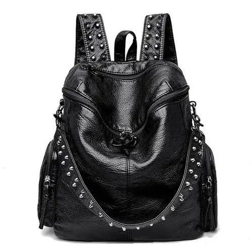 Japanese Brand Soft Leather Lappy Backpack Size ONE SIZE - 1 Thumbnail