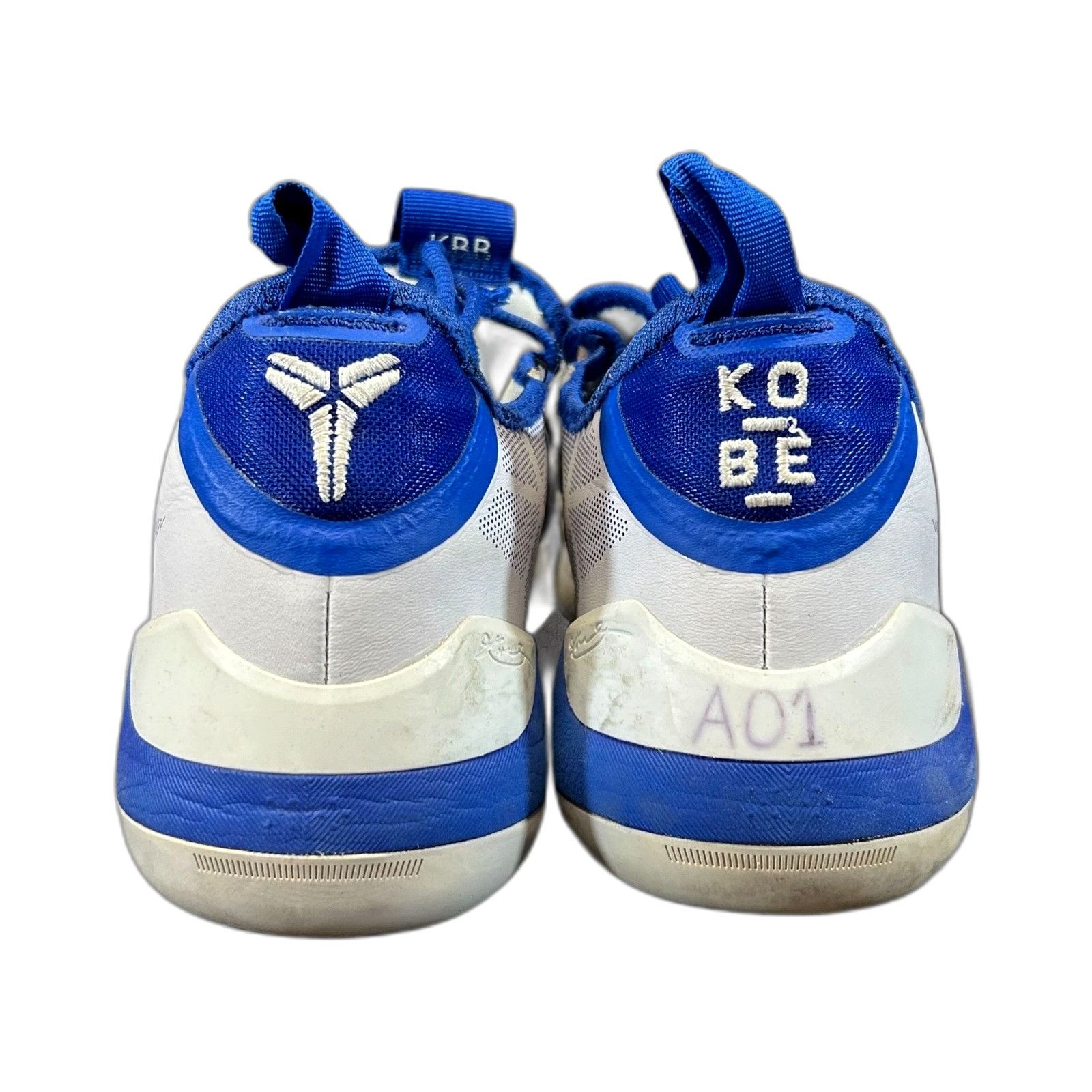 Nike Nike Kobe A.D. TB White Blue Basketball Athletic Shoes Sneak Size US 10 / EU 43 - 7 Thumbnail