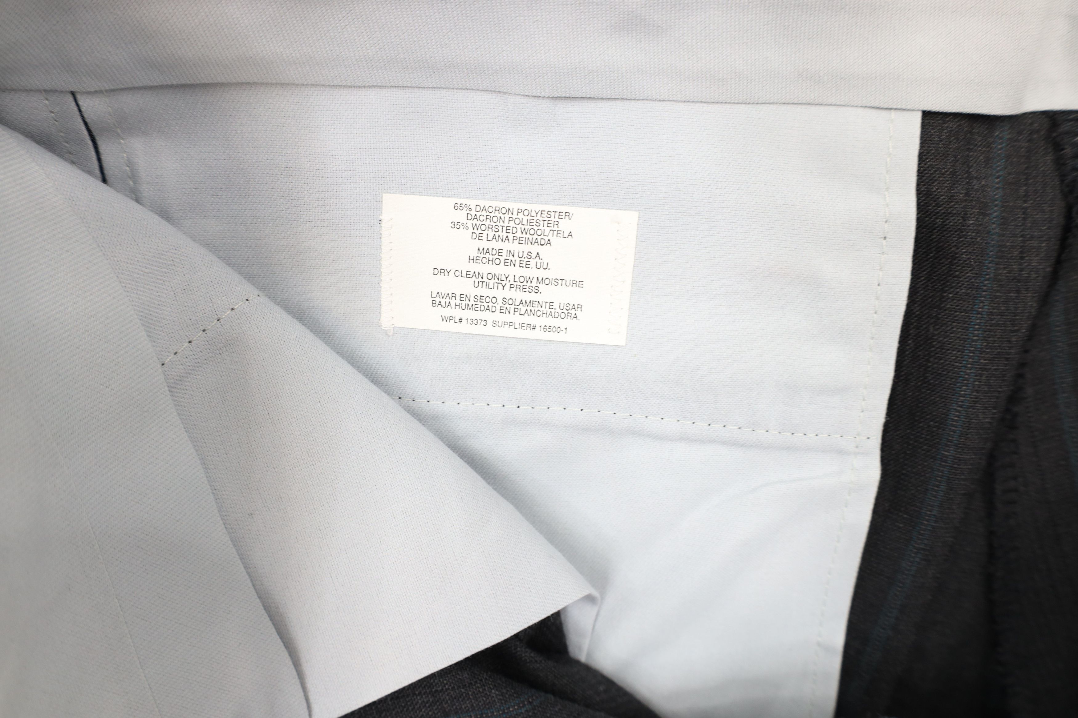 Vintage Vintage 90s Streetwear Pinstriped Wide Leg Chino Pants USA Size US 32 / EU 48 - 6 Thumbnail