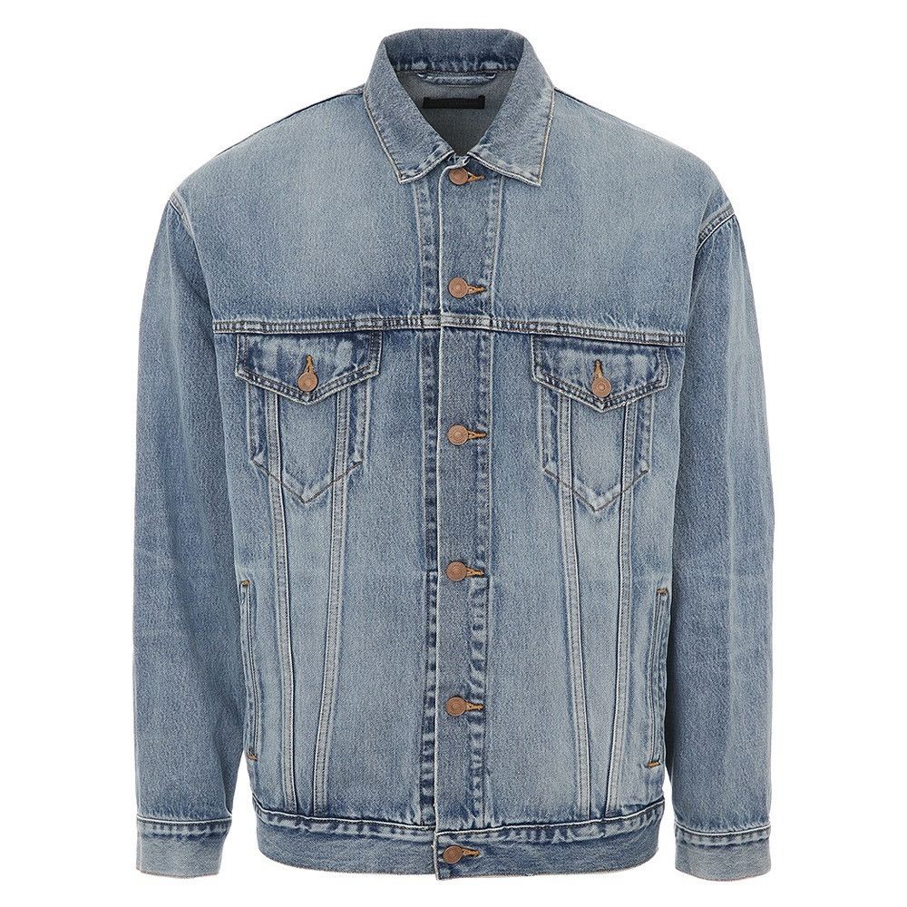 oc11z10624 Oversized Jacket in Blue