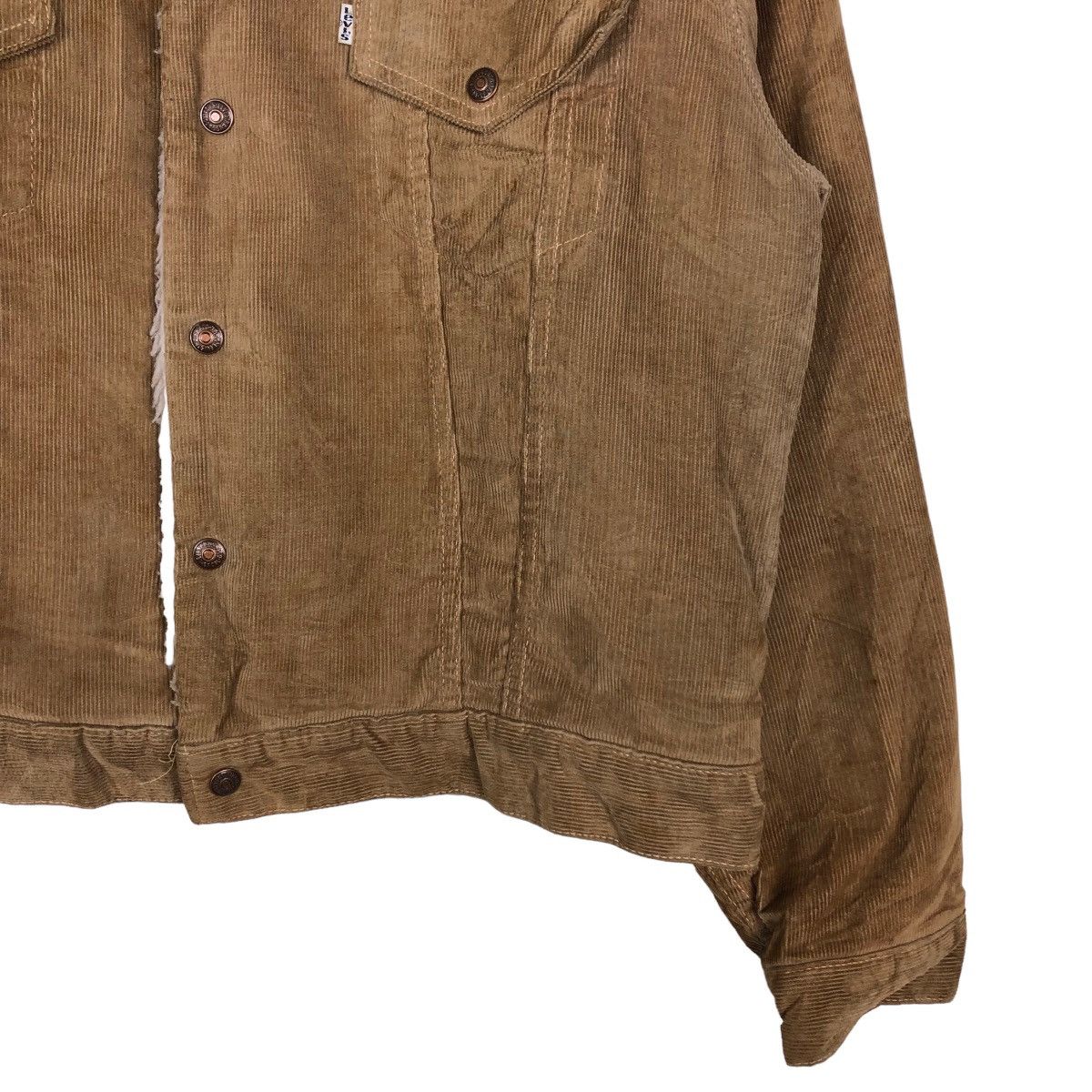 Levi's 🔥Vintage Cropped Biker Jacket Levi’s America Corduroy Size US M / EU 48-50 / 2 - 5 Thumbnail