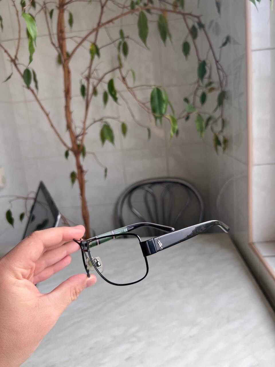 Polo Ralph Lauren × Ralph Lauren Vintage Ralph Lauren '00s Eyeglasses Sunglasses Frame Logo Size ONE SIZE - 6 Thumbnail