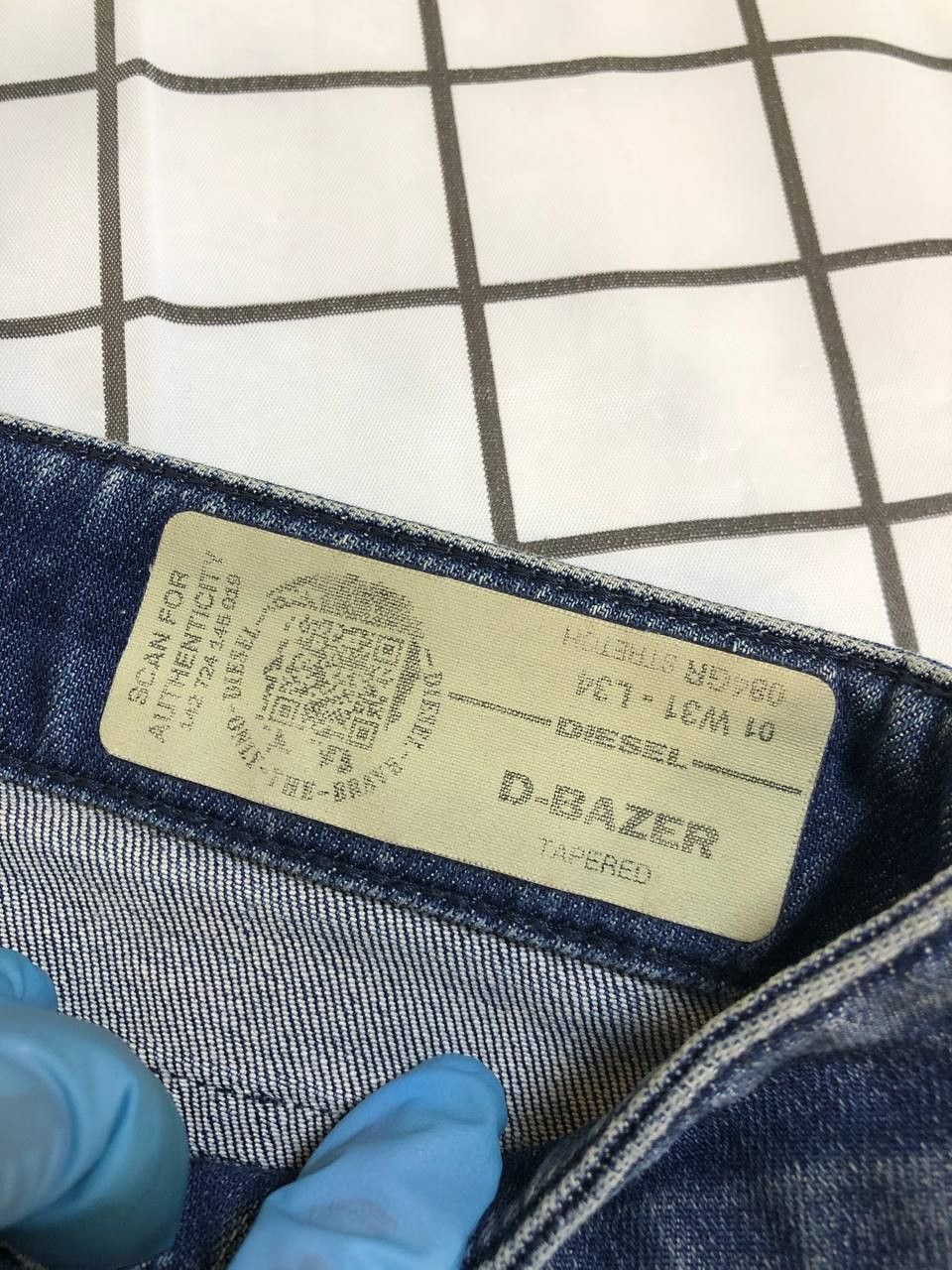 Diesel Diesel D-Bazer Tapered Blue Stretch Jeans Mens Size US 31 - 11 Thumbnail