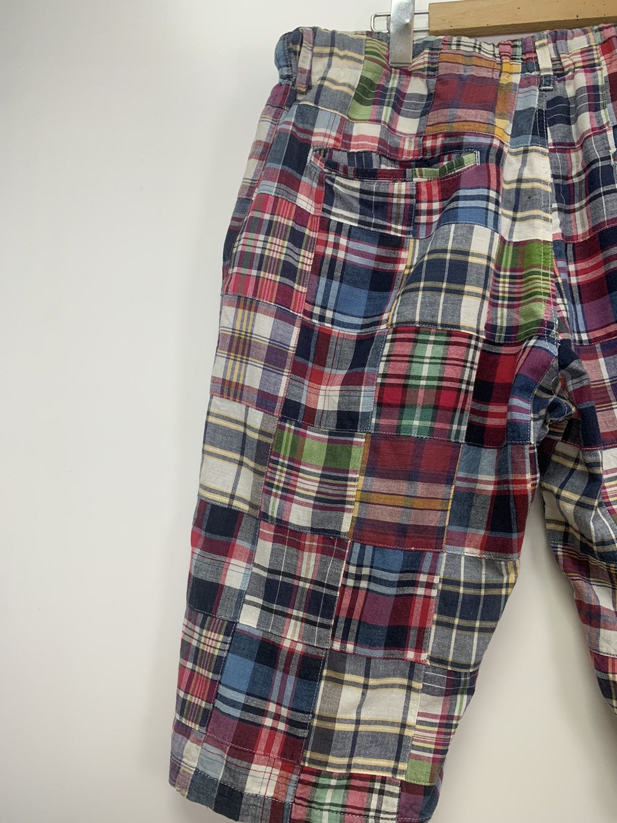 Japanese Brand × Vintage Thruxton patchwork crop pant Size US 34 / EU 50 - 9 Thumbnail