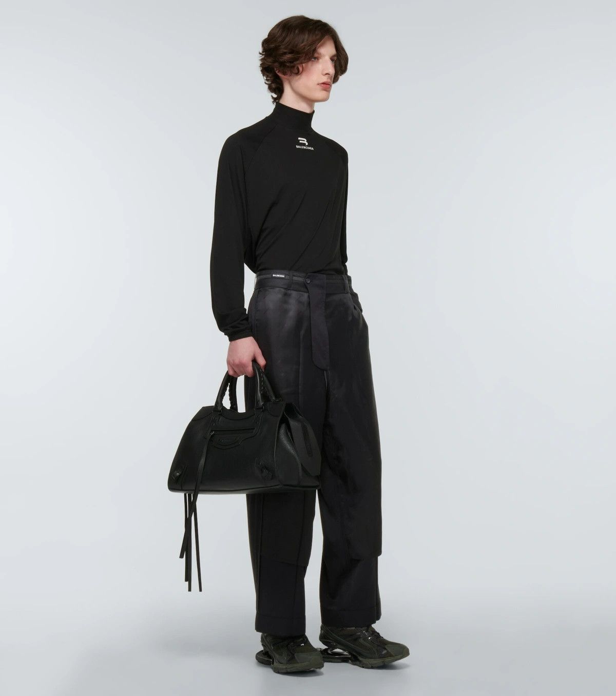 Balenciaga o1s1rm0724 Inside Out Pants in Black Size US 28 / EU 44 - 4 Thumbnail