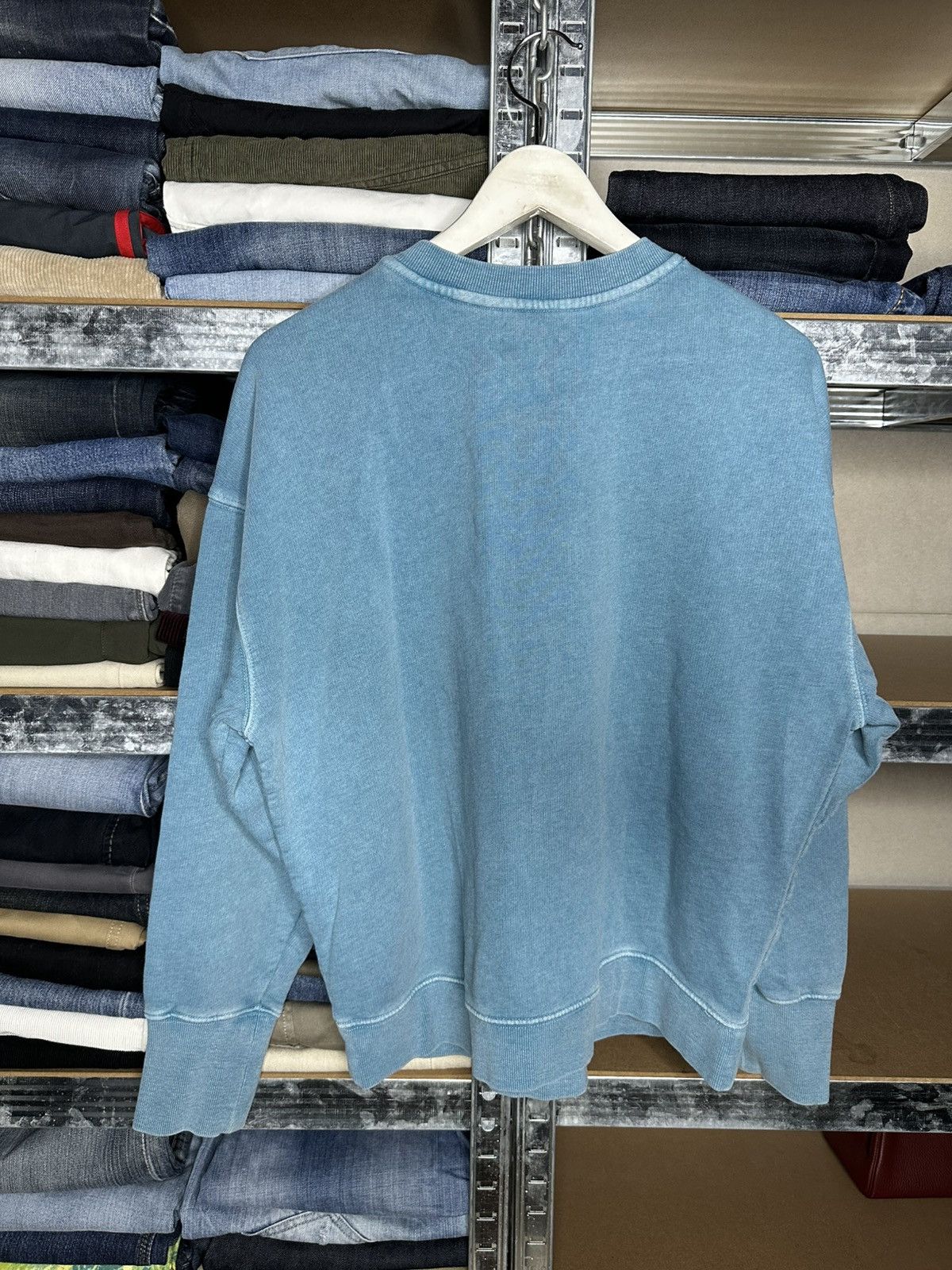 Zadig & Voltaire Zadig & Voltaire Oscar Mon Amour Blue Wash Sweatshirt Size M Size M / US 6-8 / IT 42-44 - 2 Thumbnail