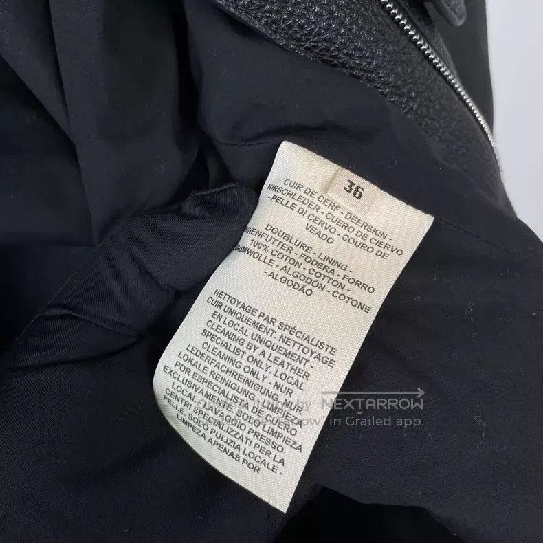 Hermes Hermes Black Deer Leather Jacket Size XS / US 0-2 / IT 36-38 - 2 Thumbnail