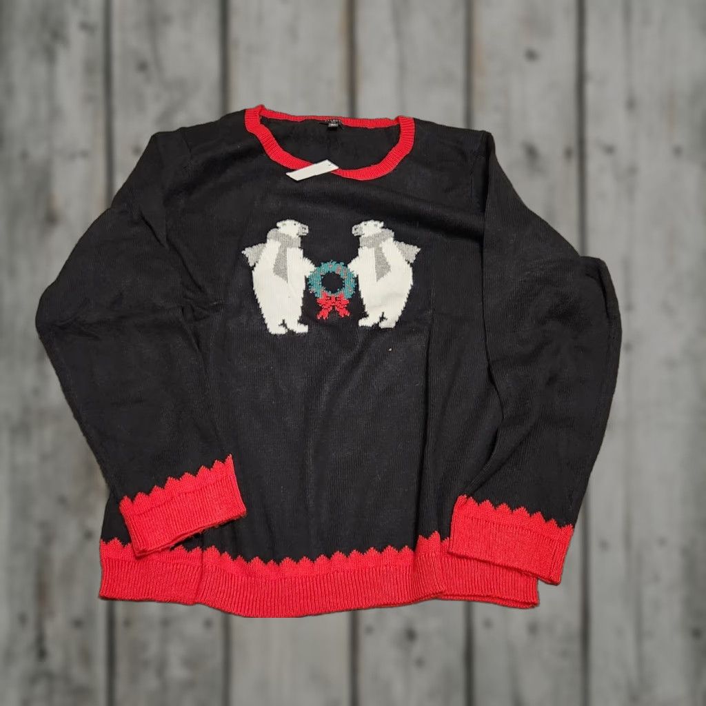 Talbots NWT Talbots Polar Bear Sweater 2XL Plus Black Pullover Women Size Plus NWT Rare Size XXL / US 16-18 / IT 52-54 - 1 Thumbnail