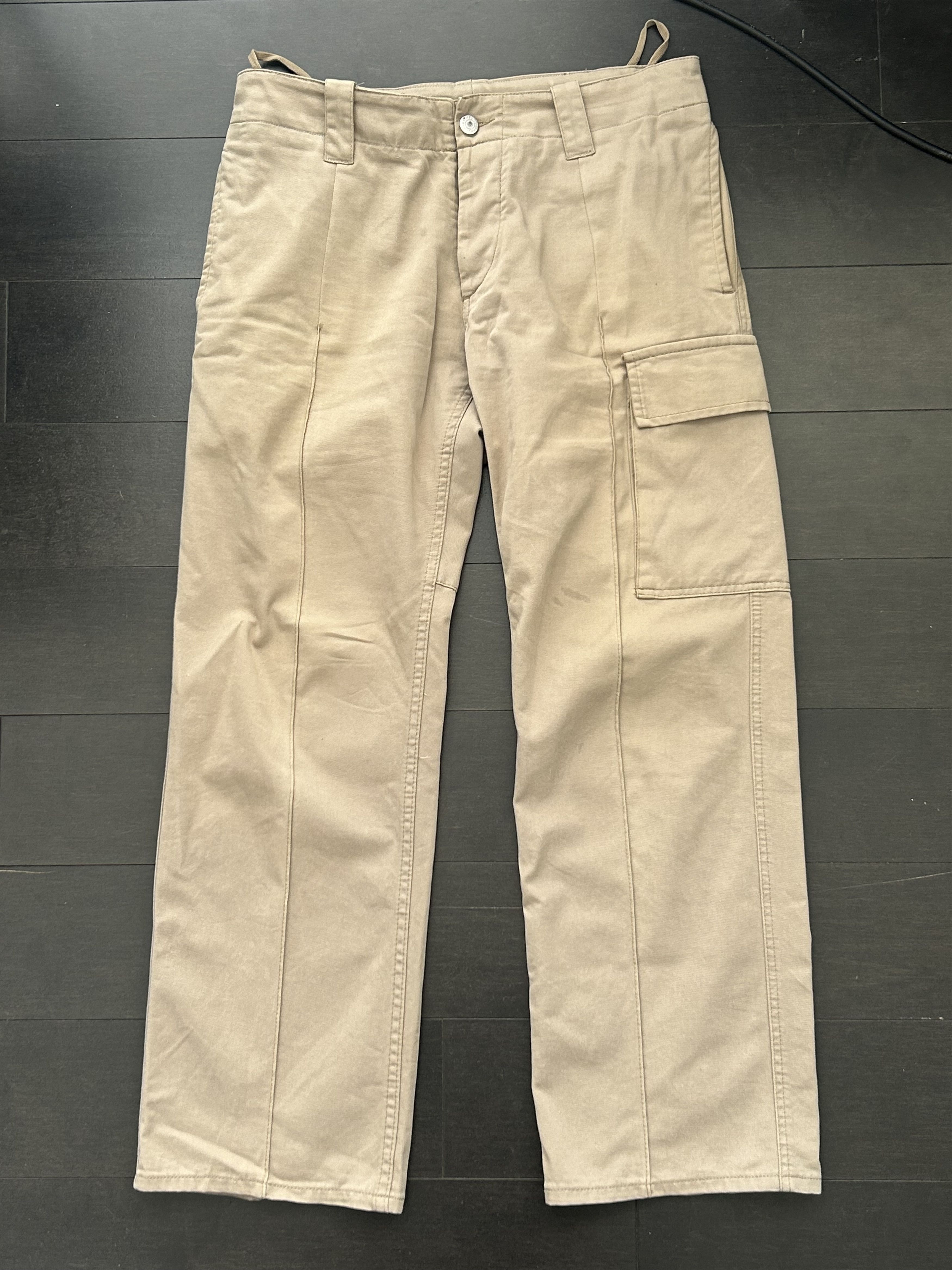 archive HELMUT LANG Cargo pants 本人期 Helmut Lang AW2004 Bondage Cargo Denim — Middleman Store