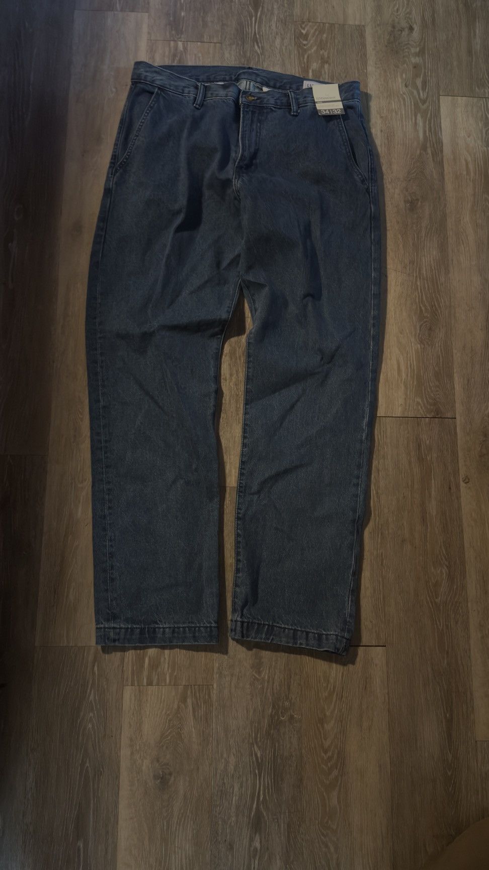 Gap Vintage GAP Baggy Straight-Leg Jeans – Dark Wash (34x32) Size US 35 - 1 Thumbnail