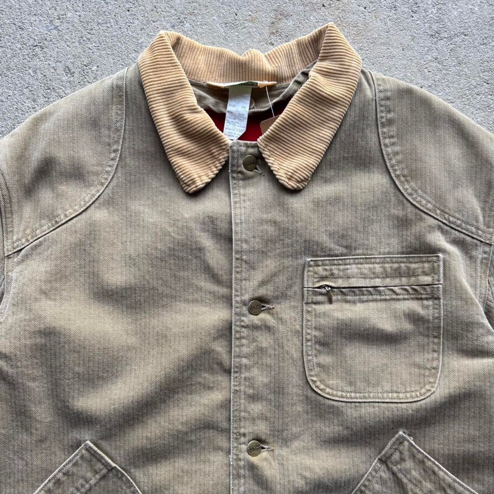 L.L. Bean 80s 90s HBT Style L.L.Bean Barn Chore Coat Size US XL / EU 56 / 4 - 3 Thumbnail