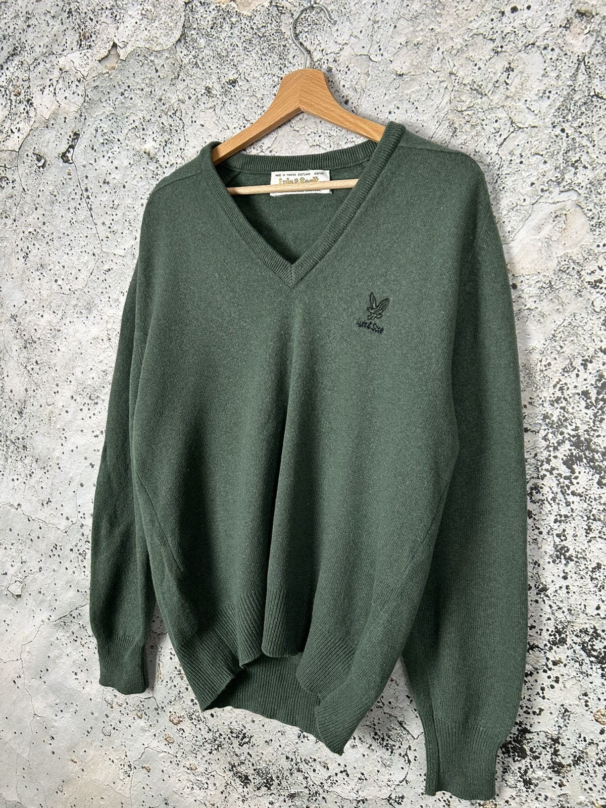Lyle & Scott Lyle & Scott Scotland Wool Sweater Vintage 90s Size US L / EU 52-54 / 3 - 2 Thumbnail