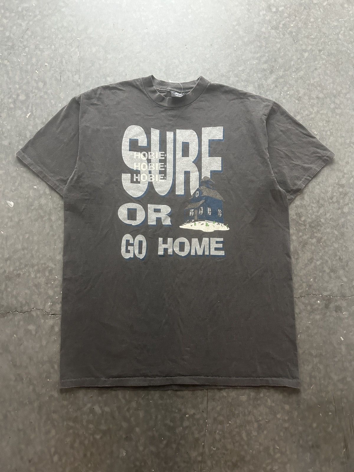 Vintage Vintage 90s Hobie Graphic Tee Size US XL / EU 56 / 4 - 1 Thumbnail