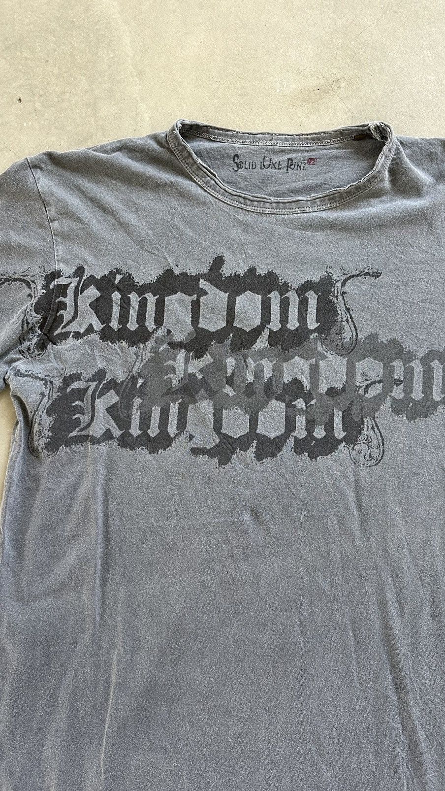 Japanese Brand × Vintage SOLID LUXE PUNK KINGDOM DIATRESSED TEE Size US M / EU 48-50 / 2 - 2 Thumbnail