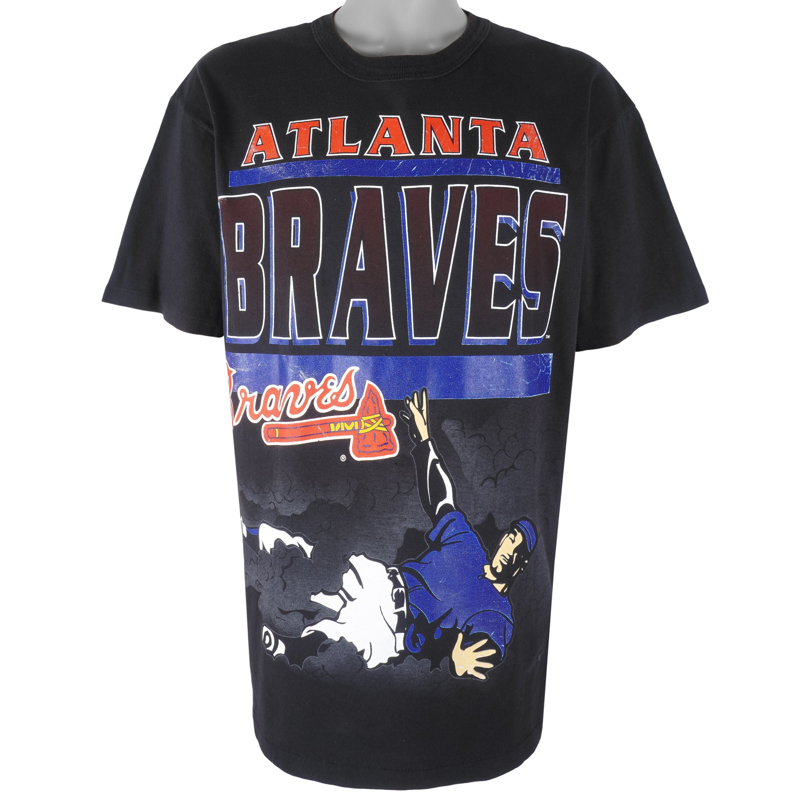 MLB (Team Work) - Atlanta Braves T-Shirt 1993 Size US L / EU 52-54 / 3 - 1 Thumbnail