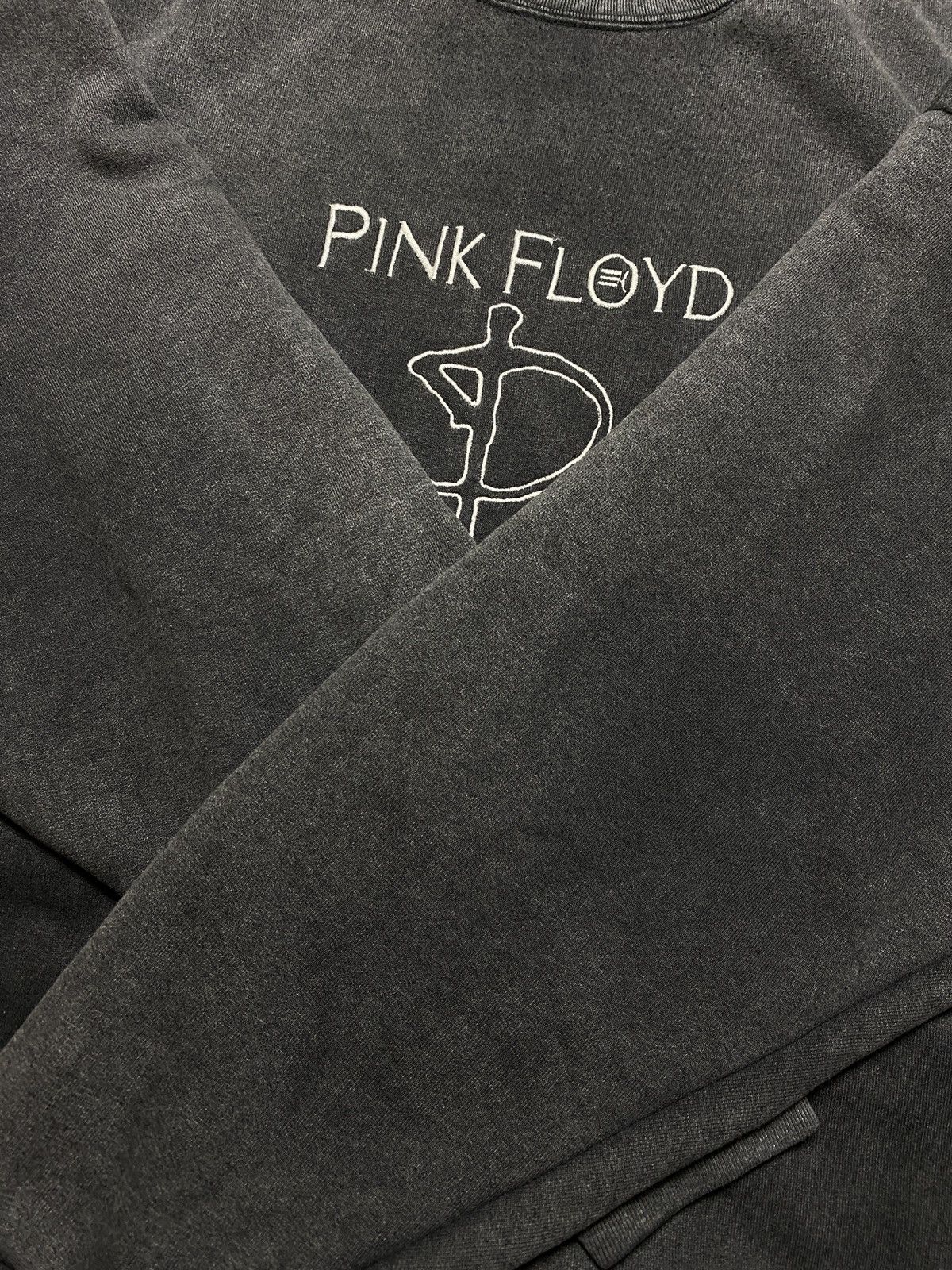 Band Tees × Pink Floyd × Vintage Pink Floyd grey hoodie vintage y2k 90s OG washed distressed Size US XL / EU 56 / 4 - 4 Thumbnail
