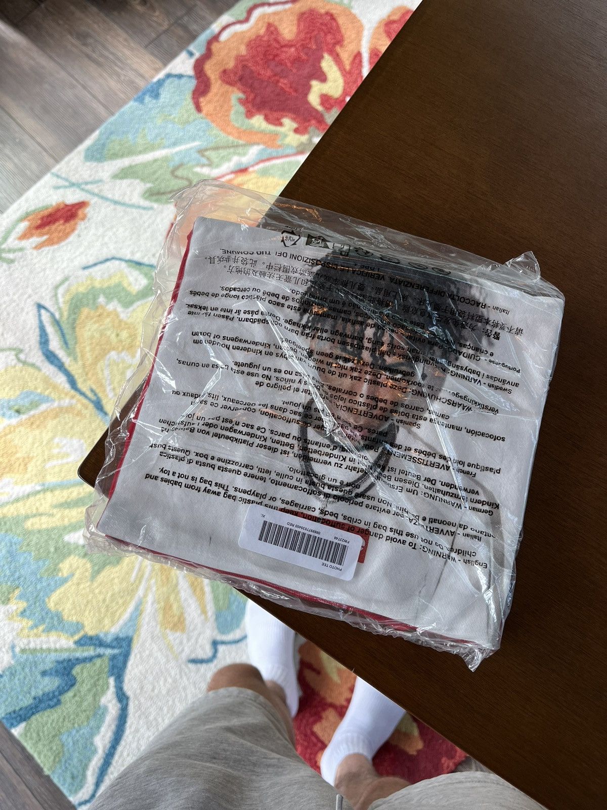 Image of Supreme Nba Youngboy Tee Fw23 Red, Men's (Size XL)