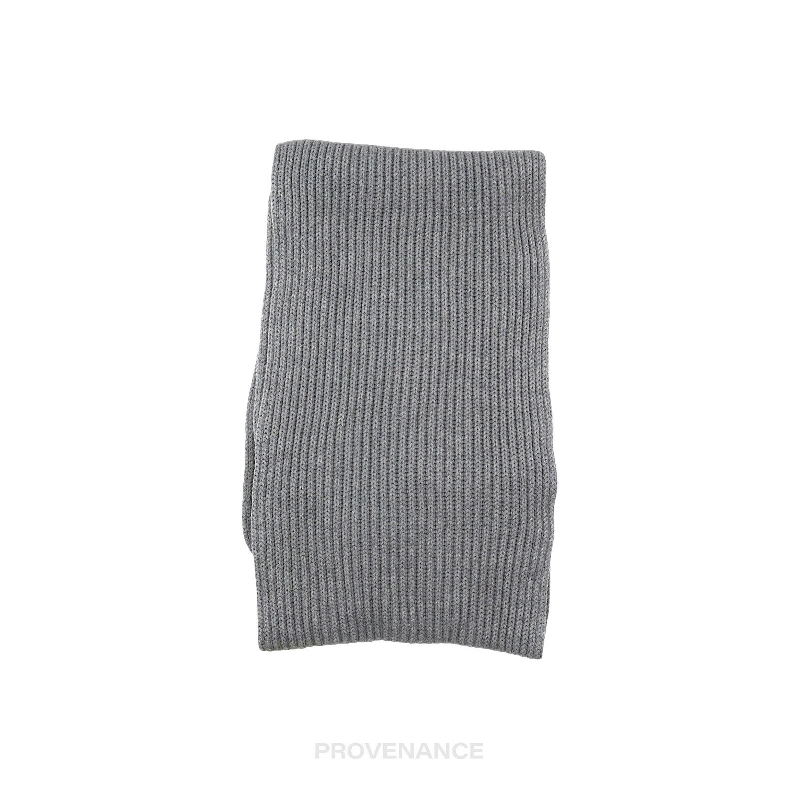 Fendi 🔴FENDI Eye Monster Wool Scarf - Grey Size ONE SIZE - 4 Thumbnail